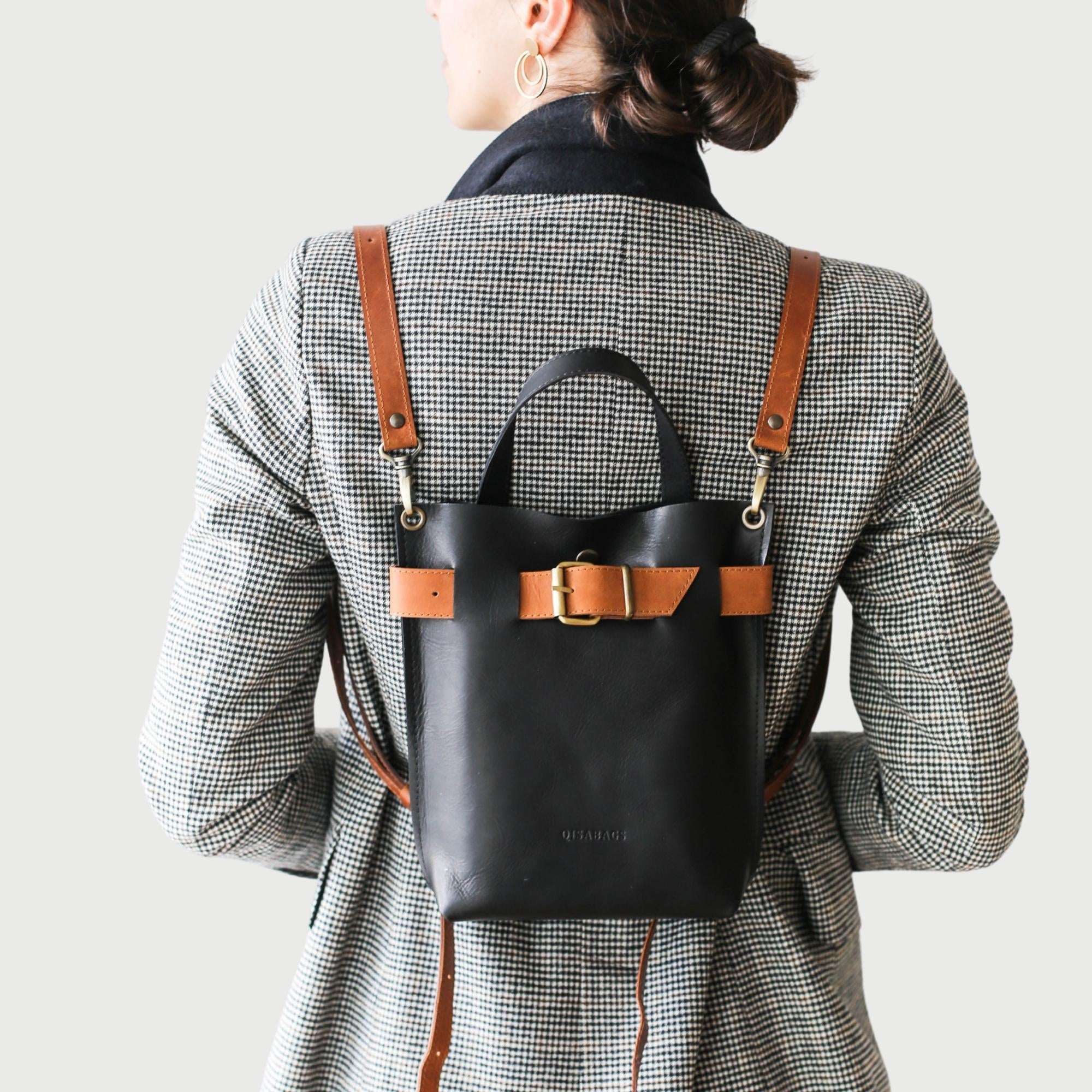 Mini Leather Backpack