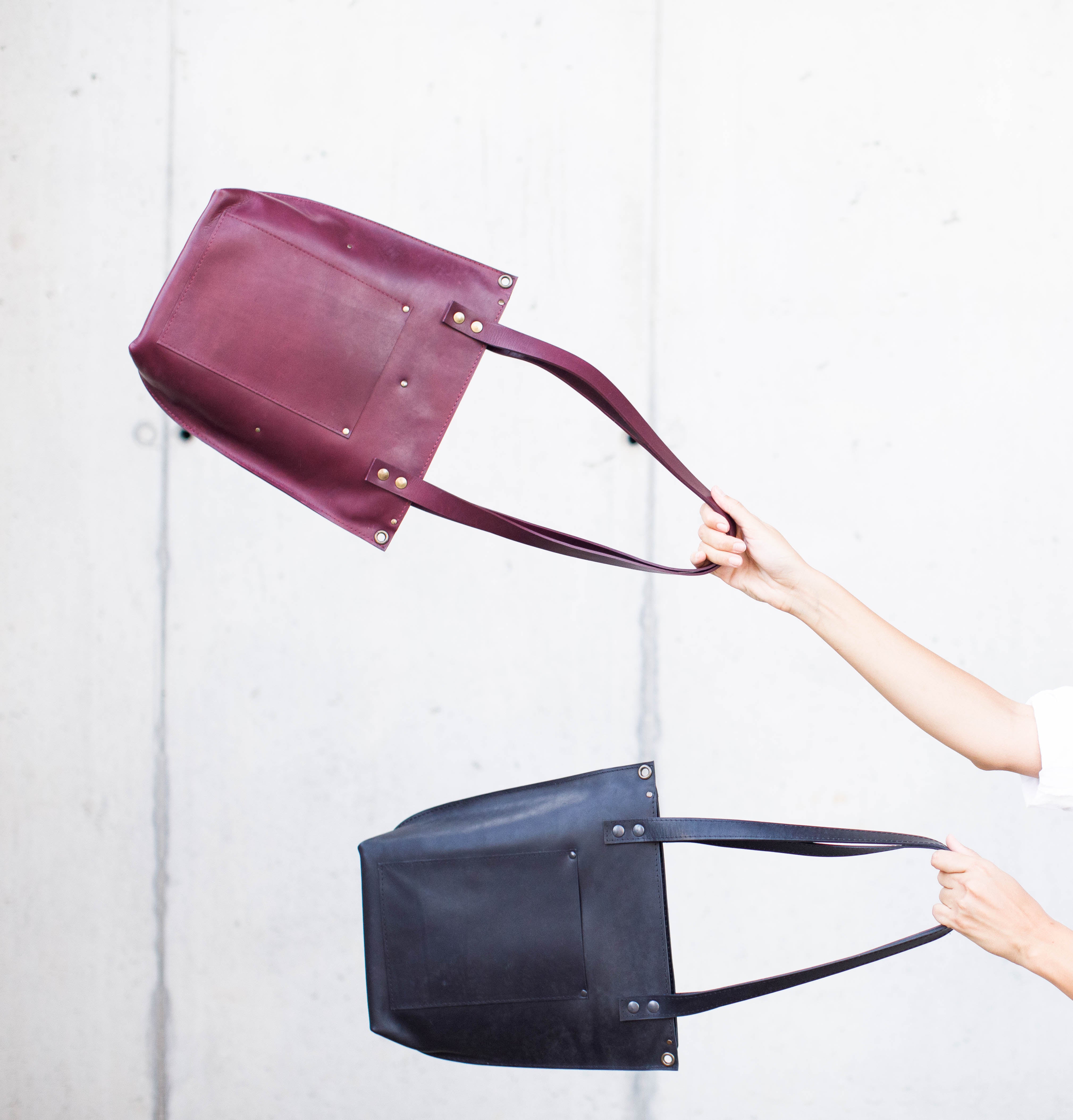 leather tote bags