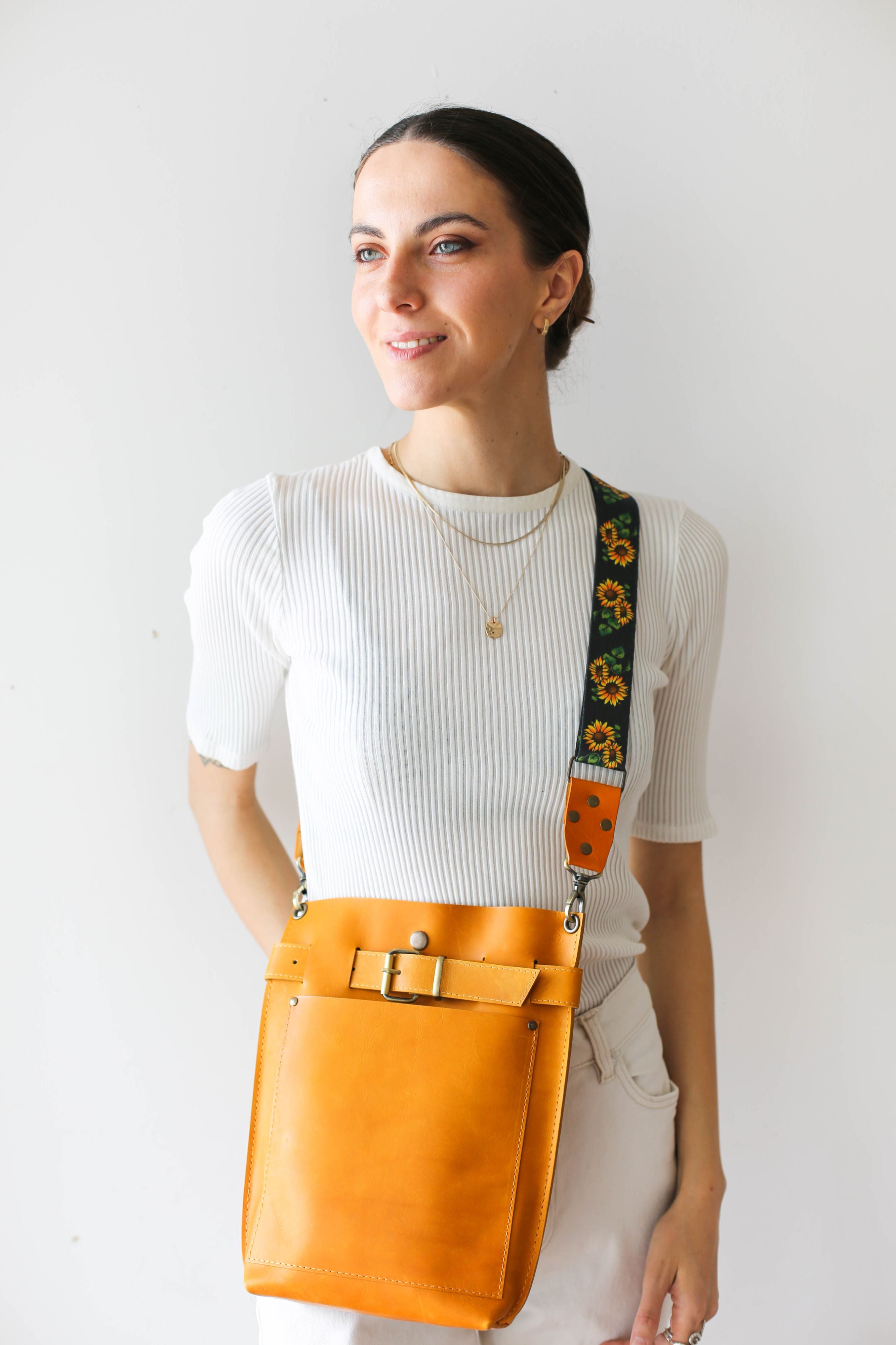 yellow designer bag