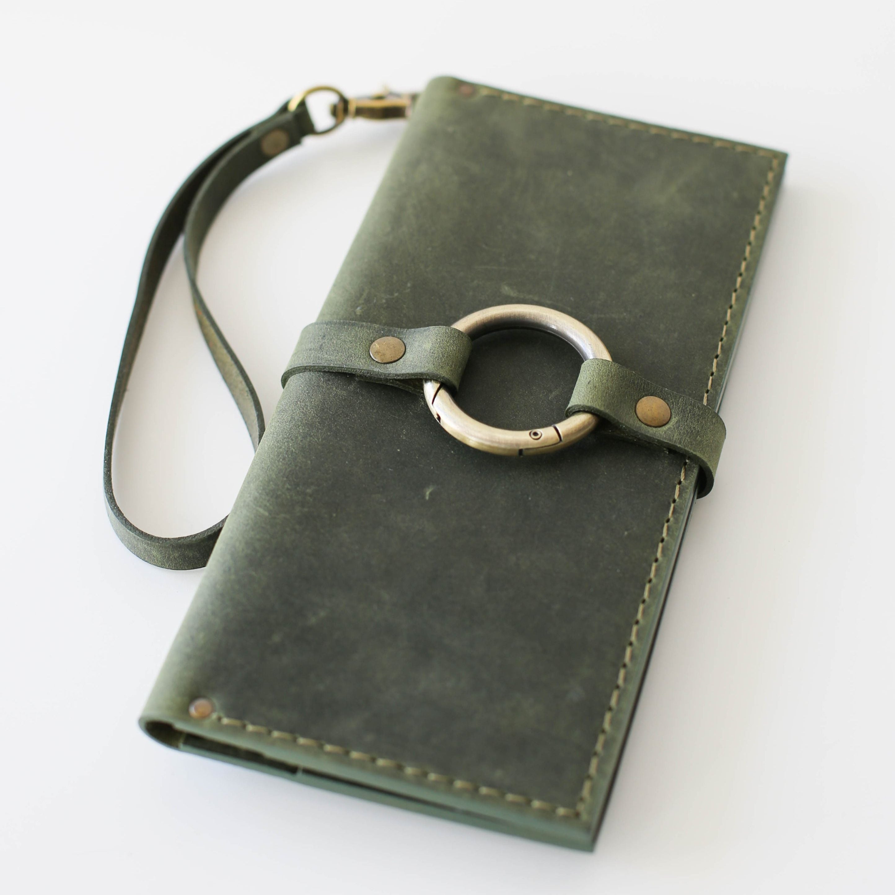 Long Leather Wallets - Phone Wallets with zipper