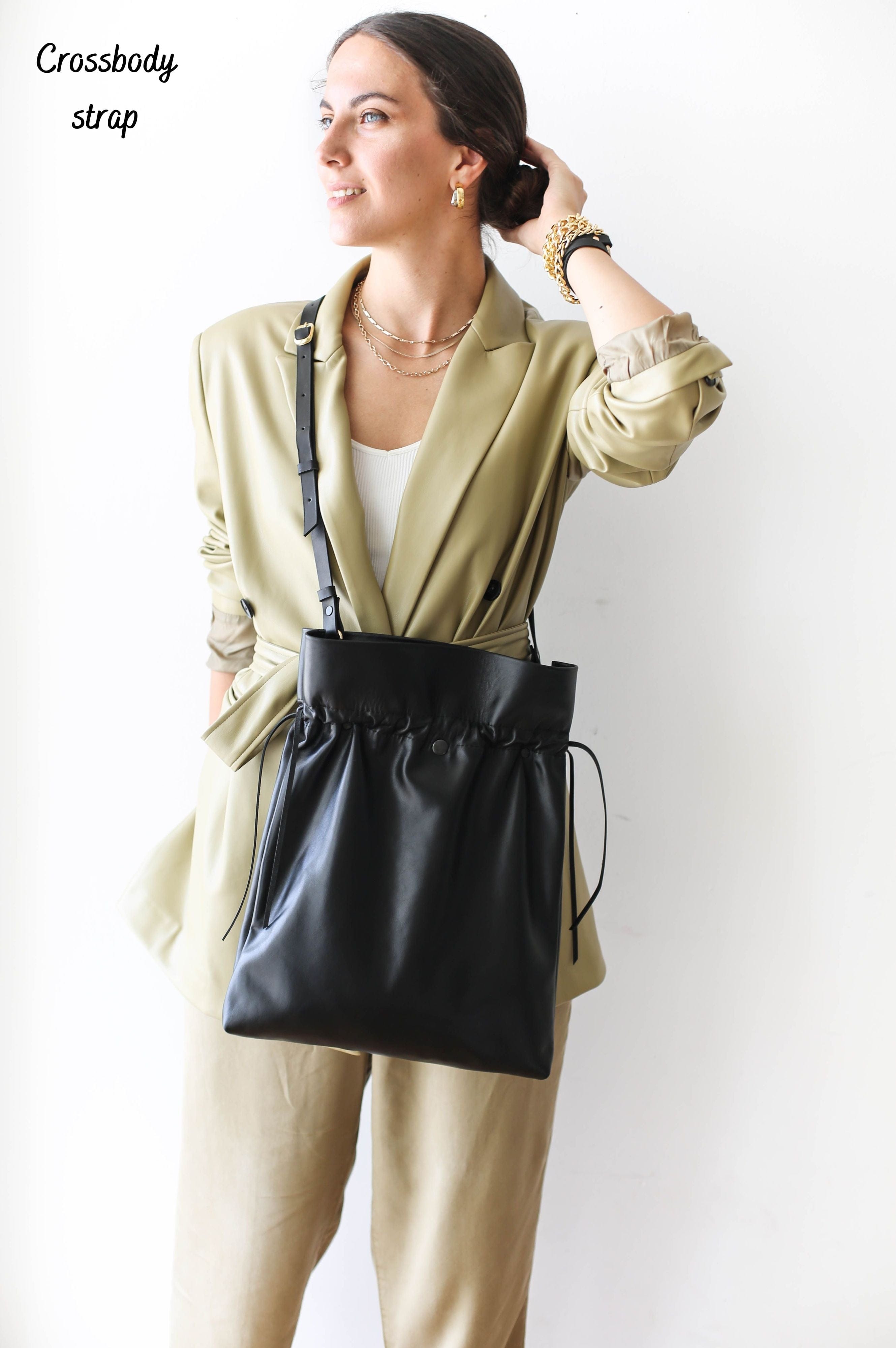 Soft leather handbag