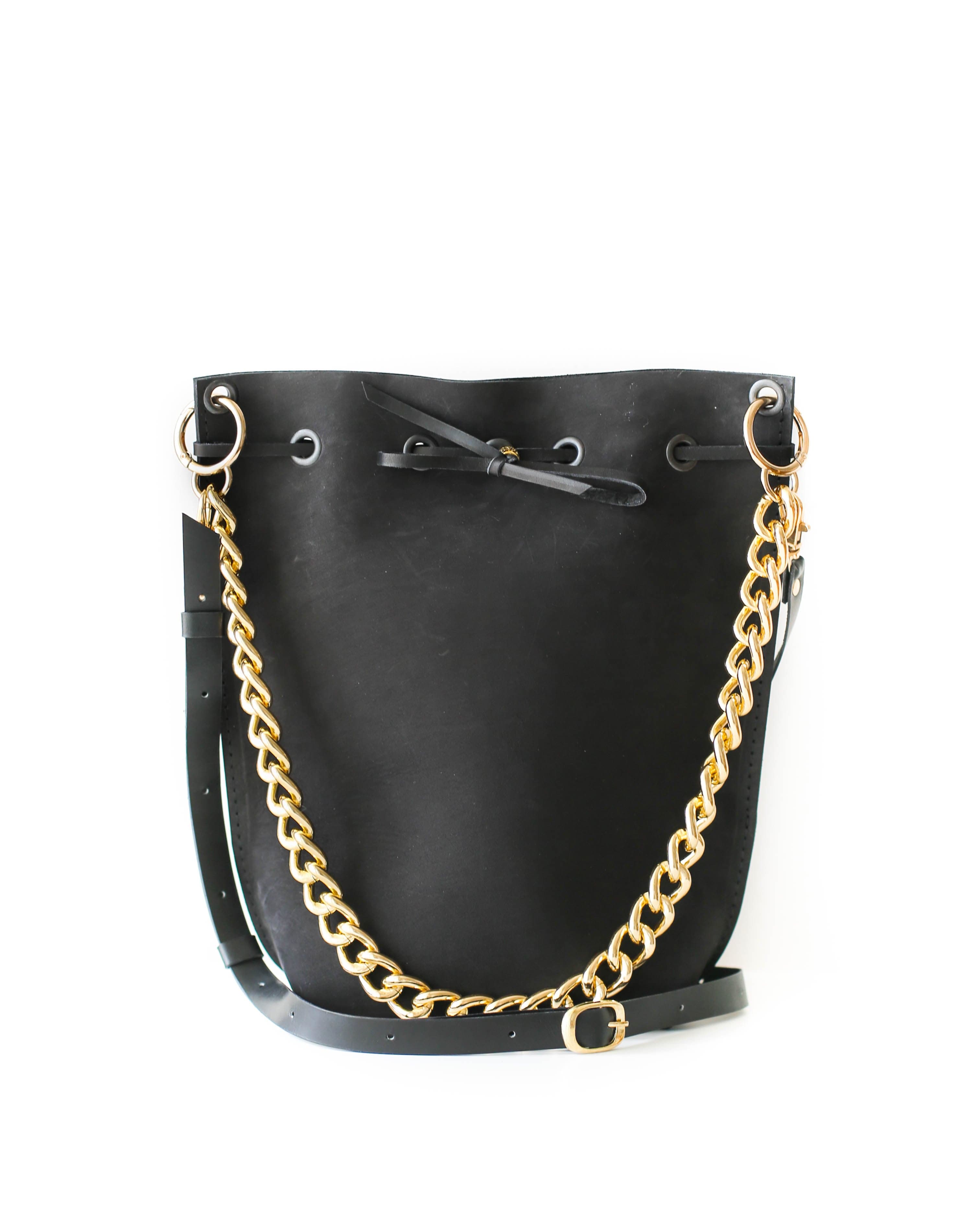 Bucket Leather Bags