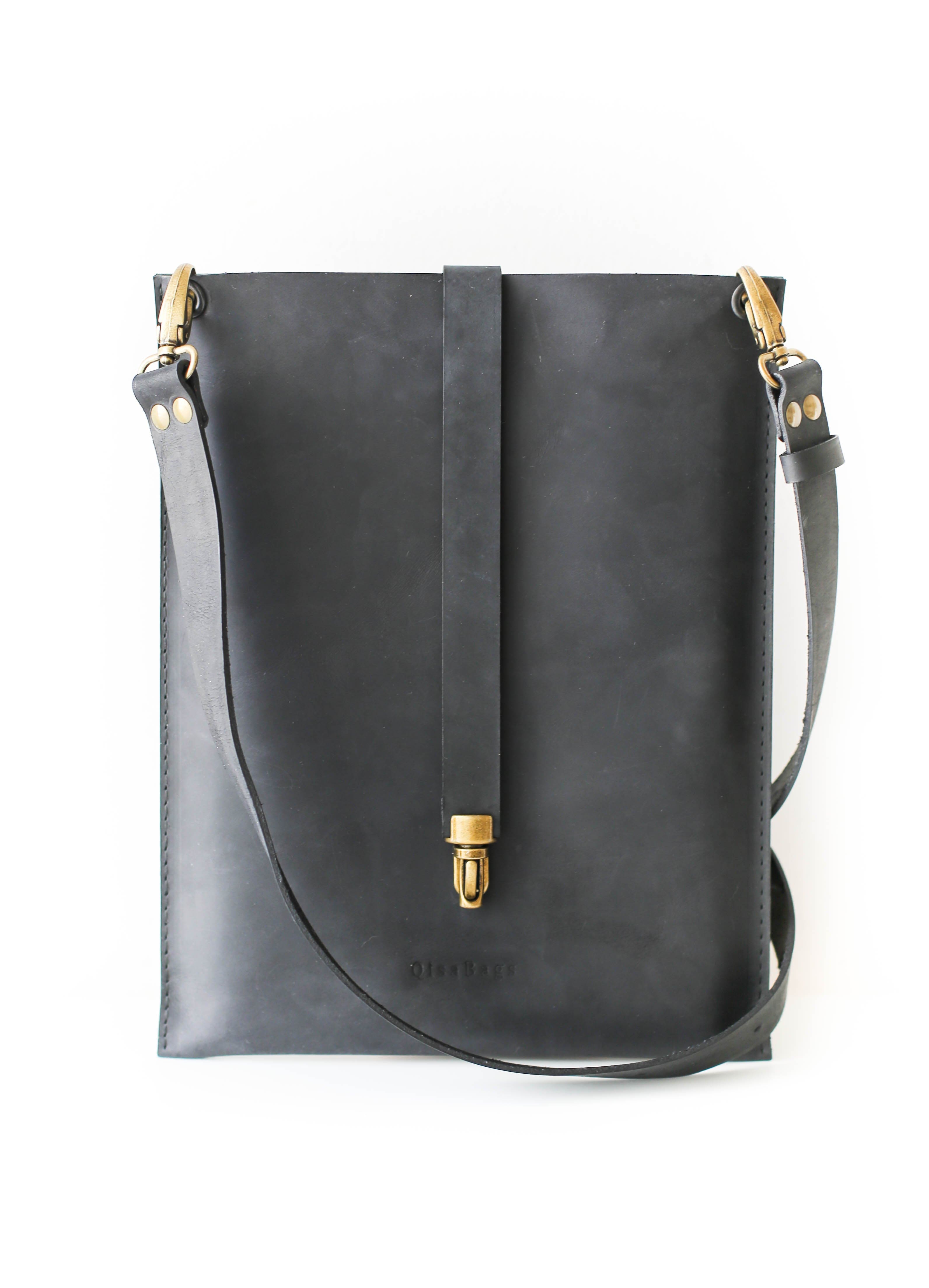 Leather ipad bag online messenger