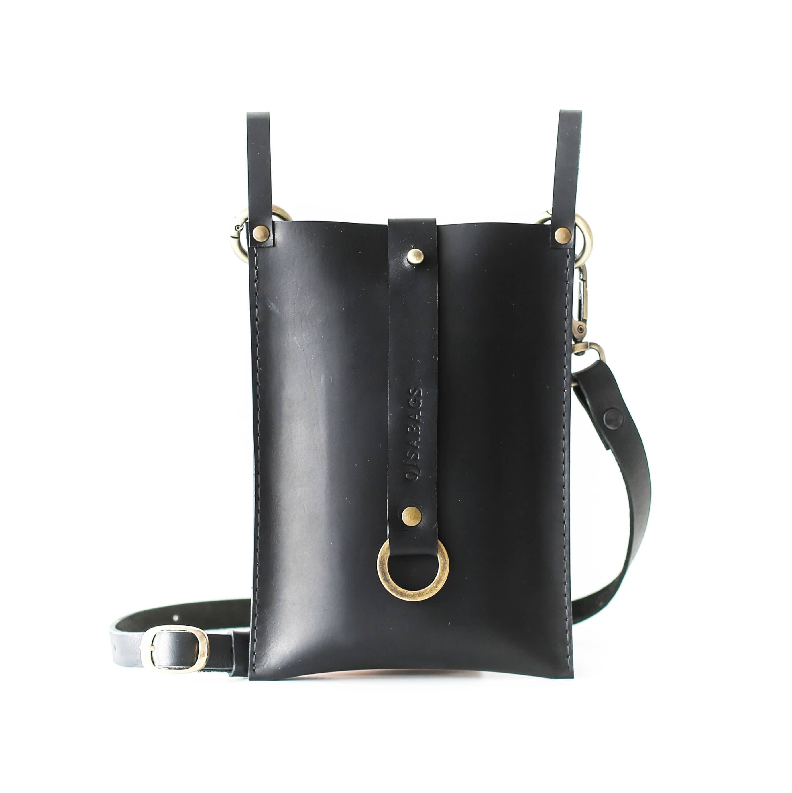 Black Leather Purse