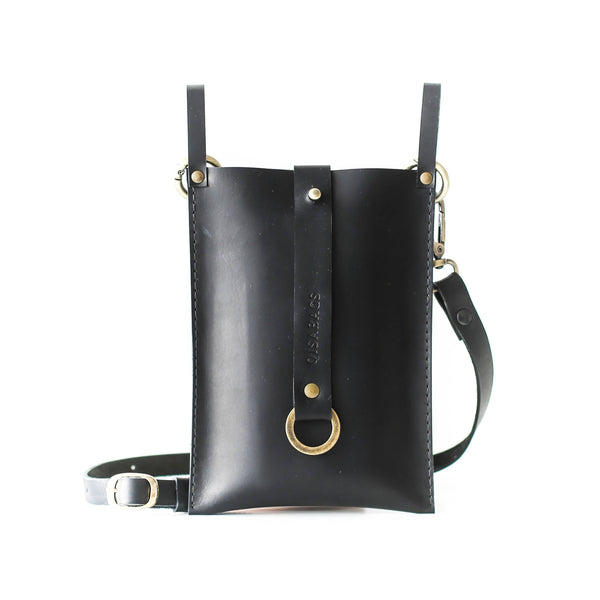 Black Leather Purse