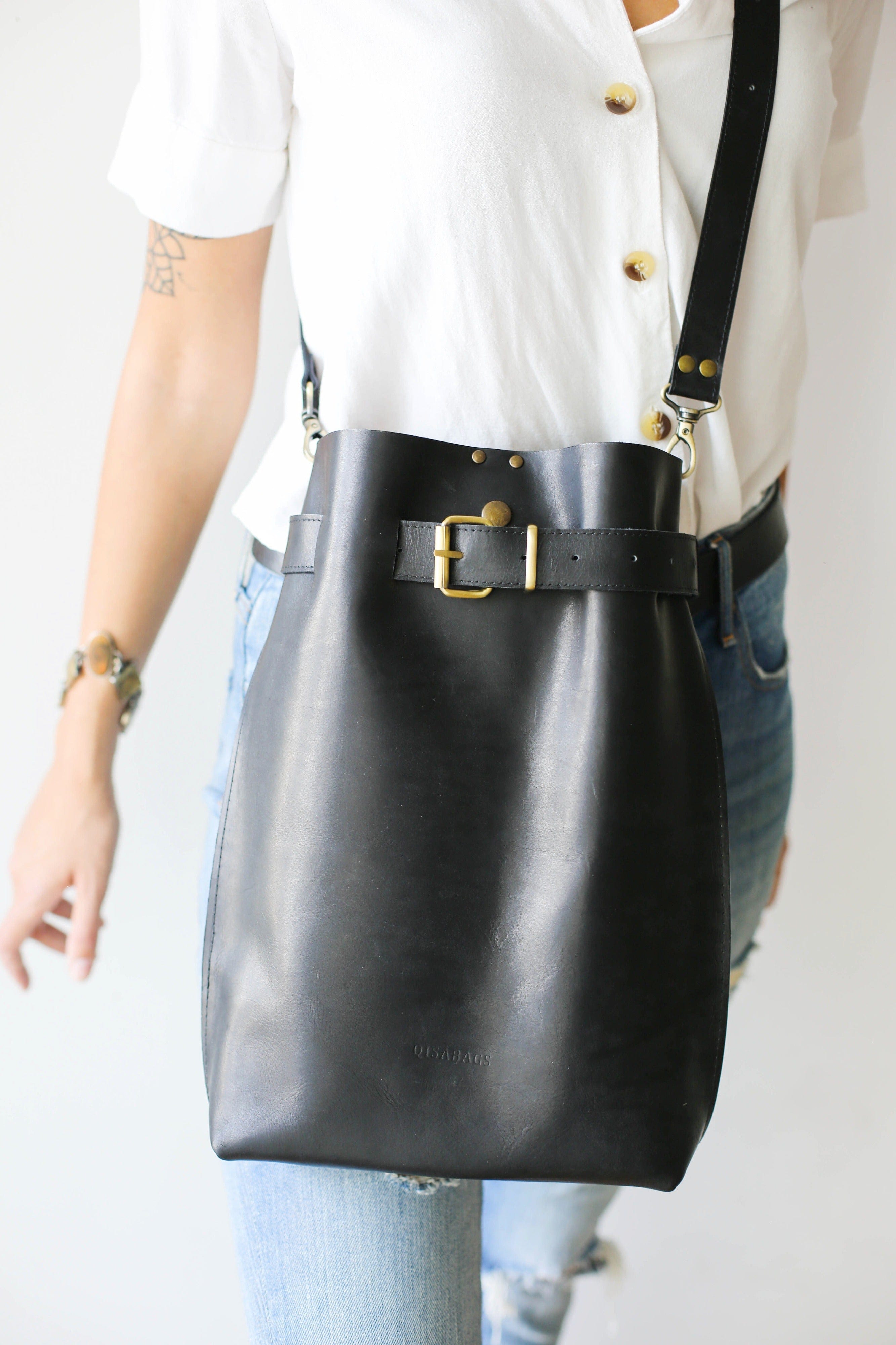 Black Leather purse