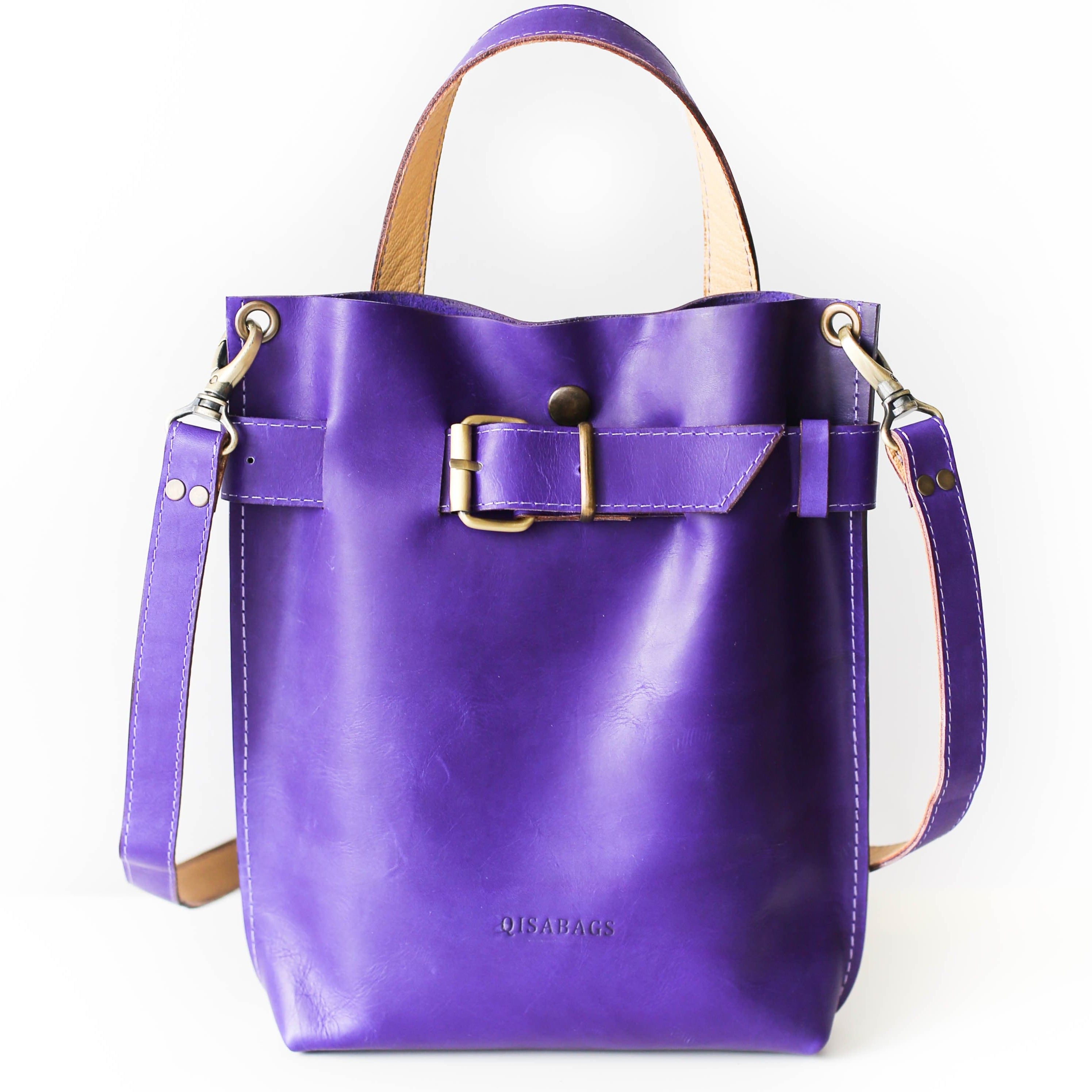 mini leather backpack