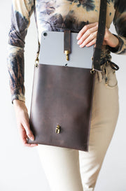 Unisex Leather Portfolio Bag for work