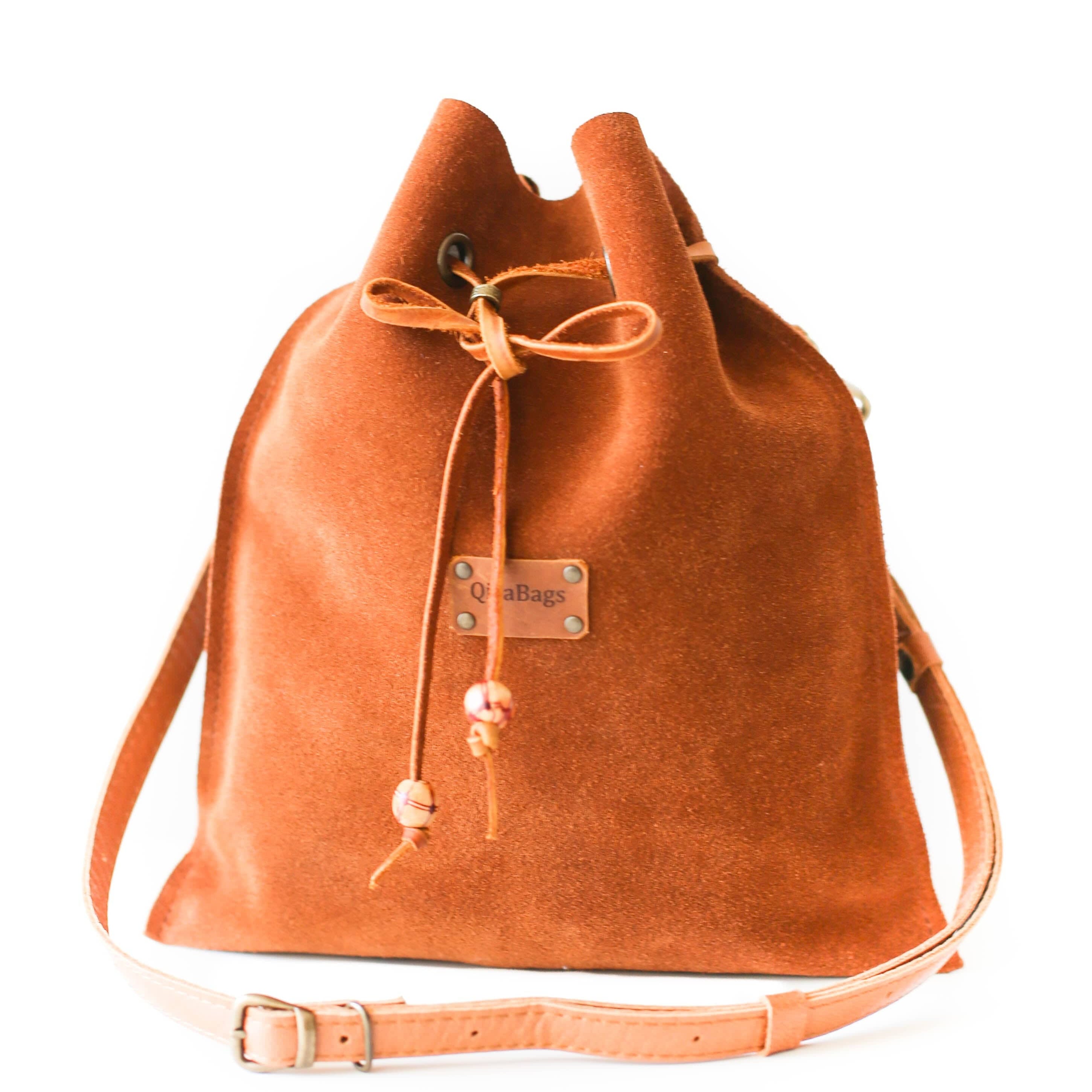 Brown Suede Bag