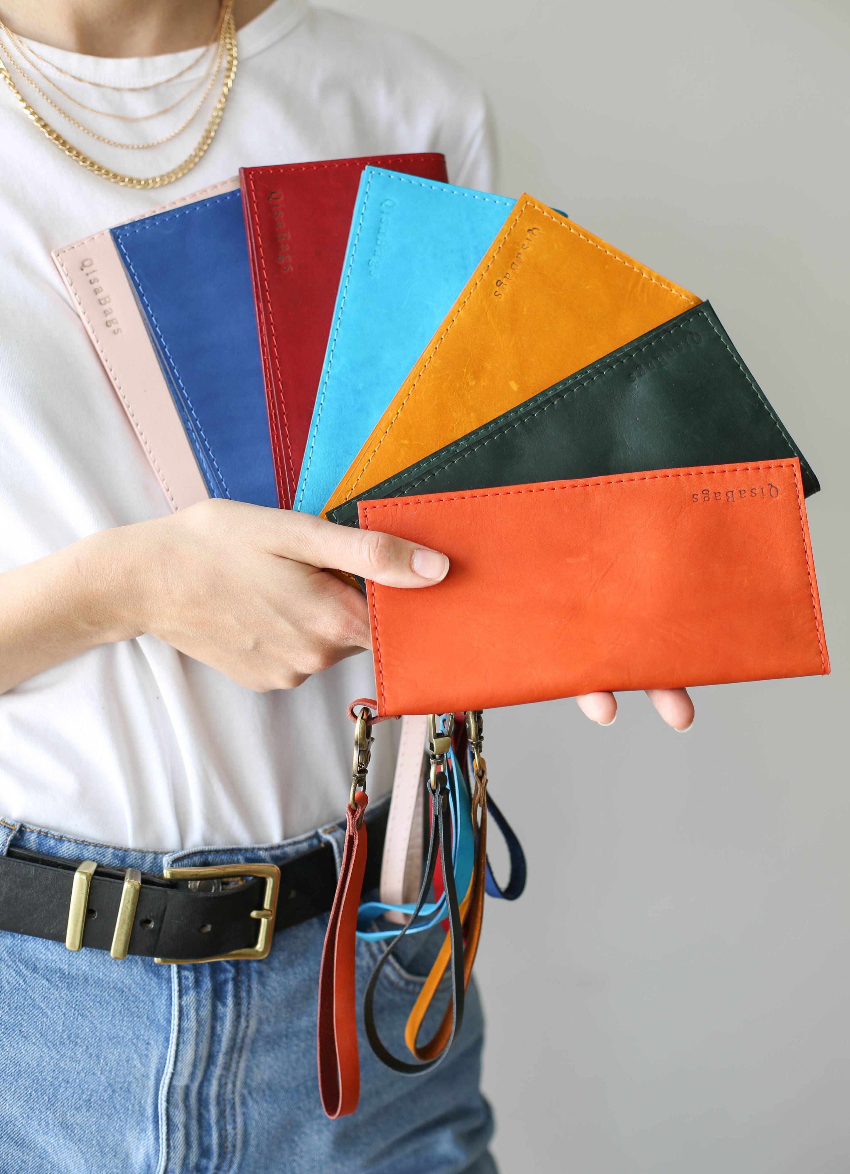 Colorful Long Leather Wallets N02