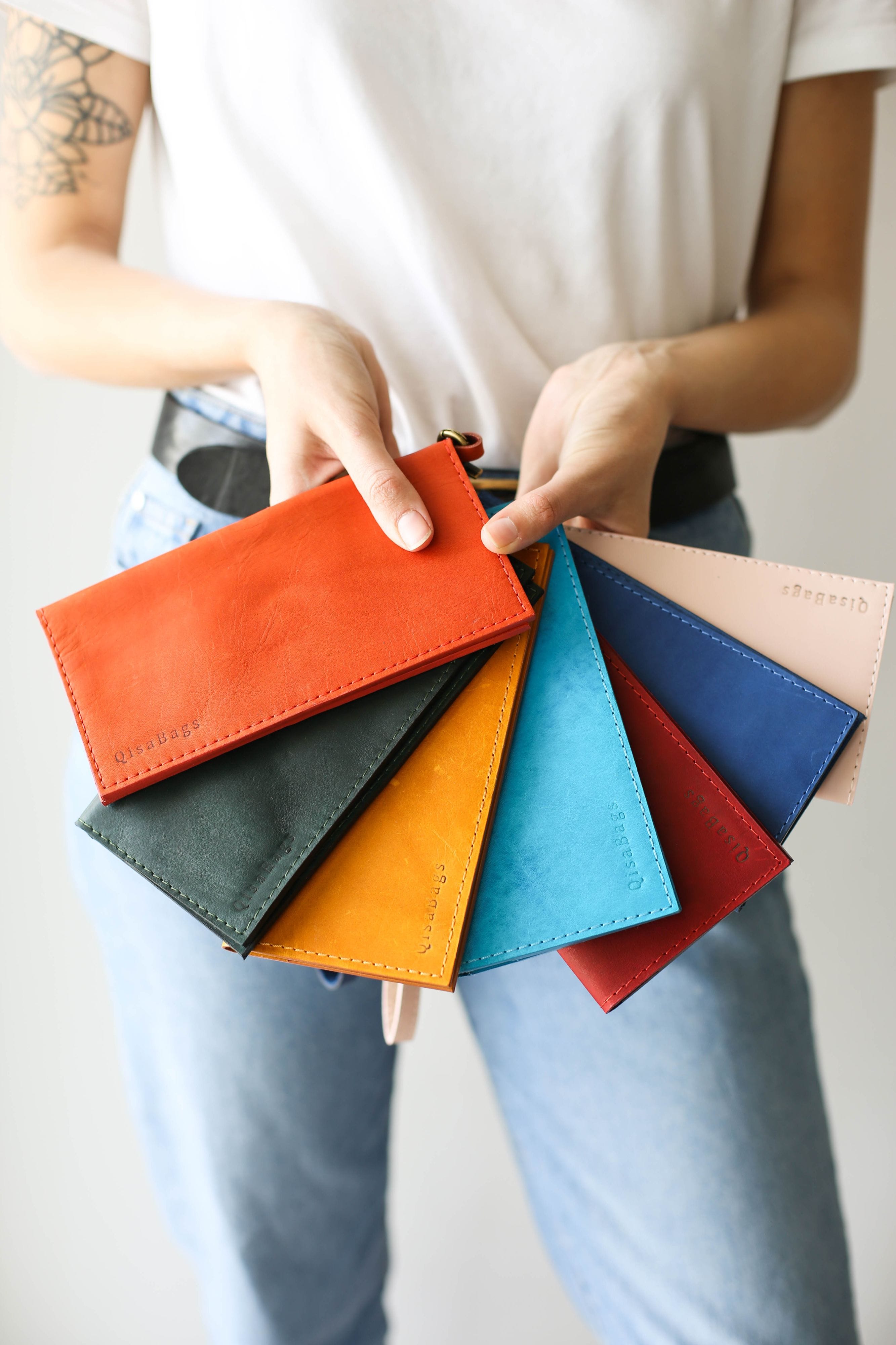 Colorful Long Leather Wallets N02