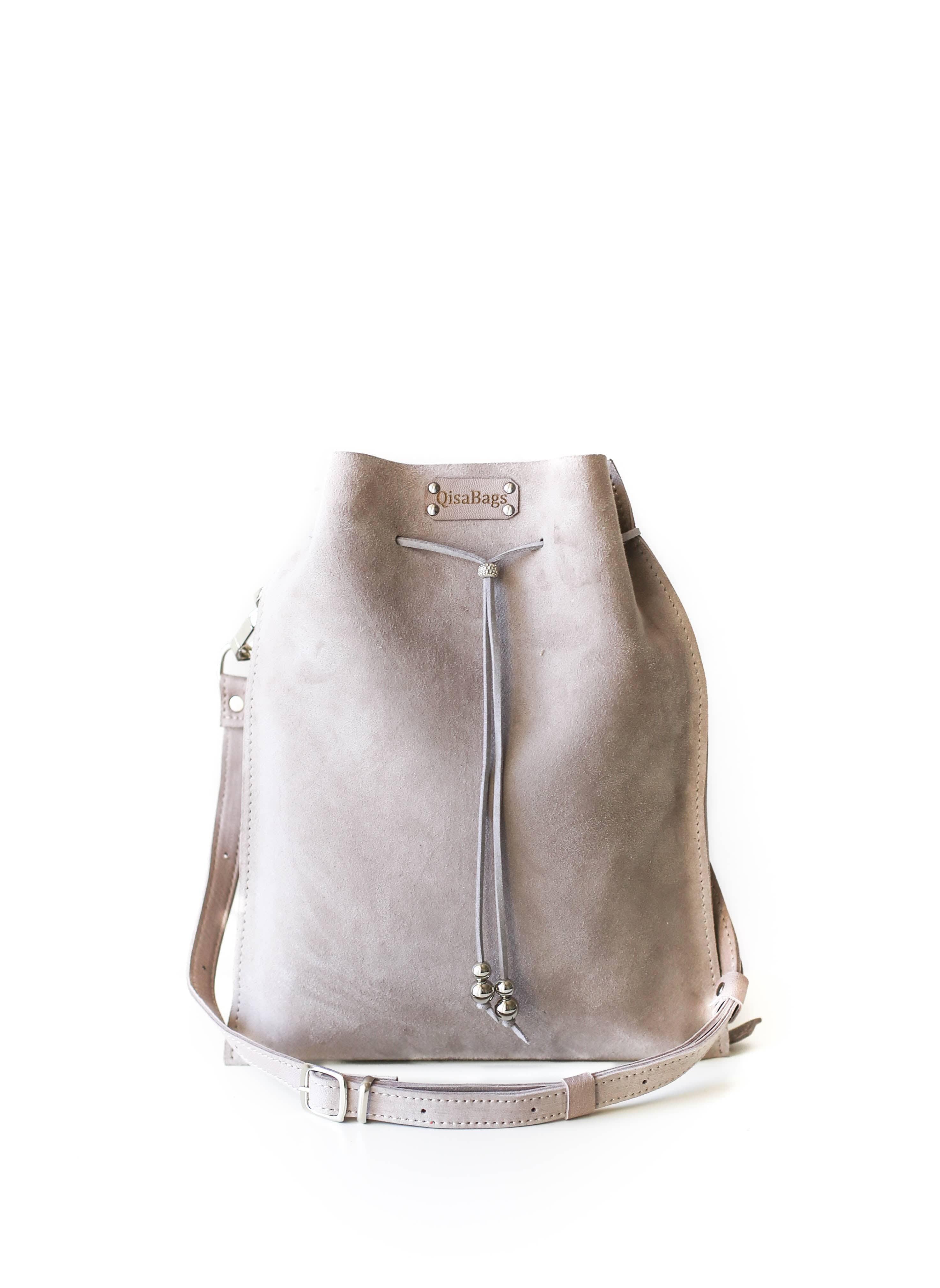 Qisabags Drawstring Bucket Bag