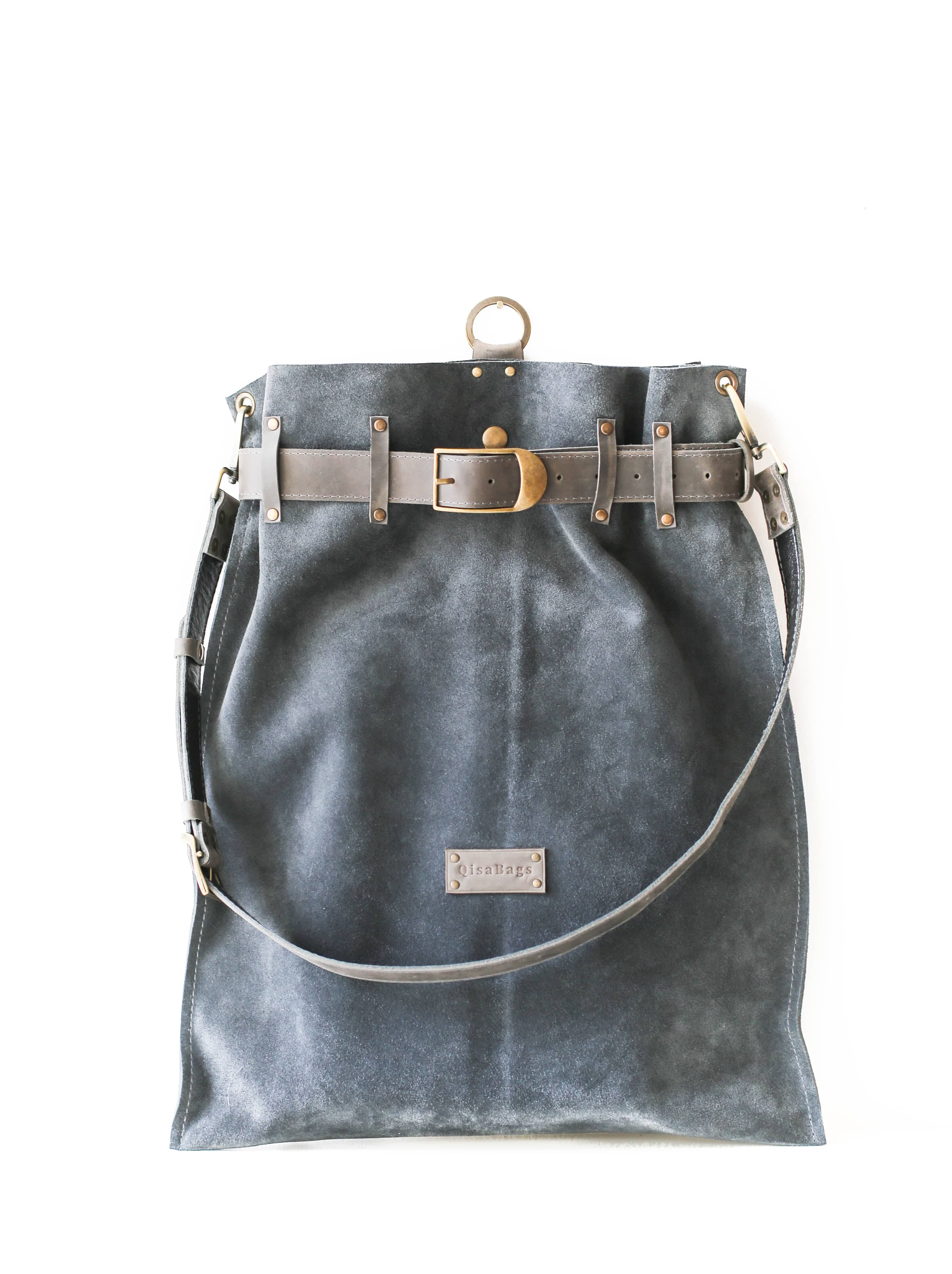 Suede Cross Body Bag  Suede Handbags - Qisabags