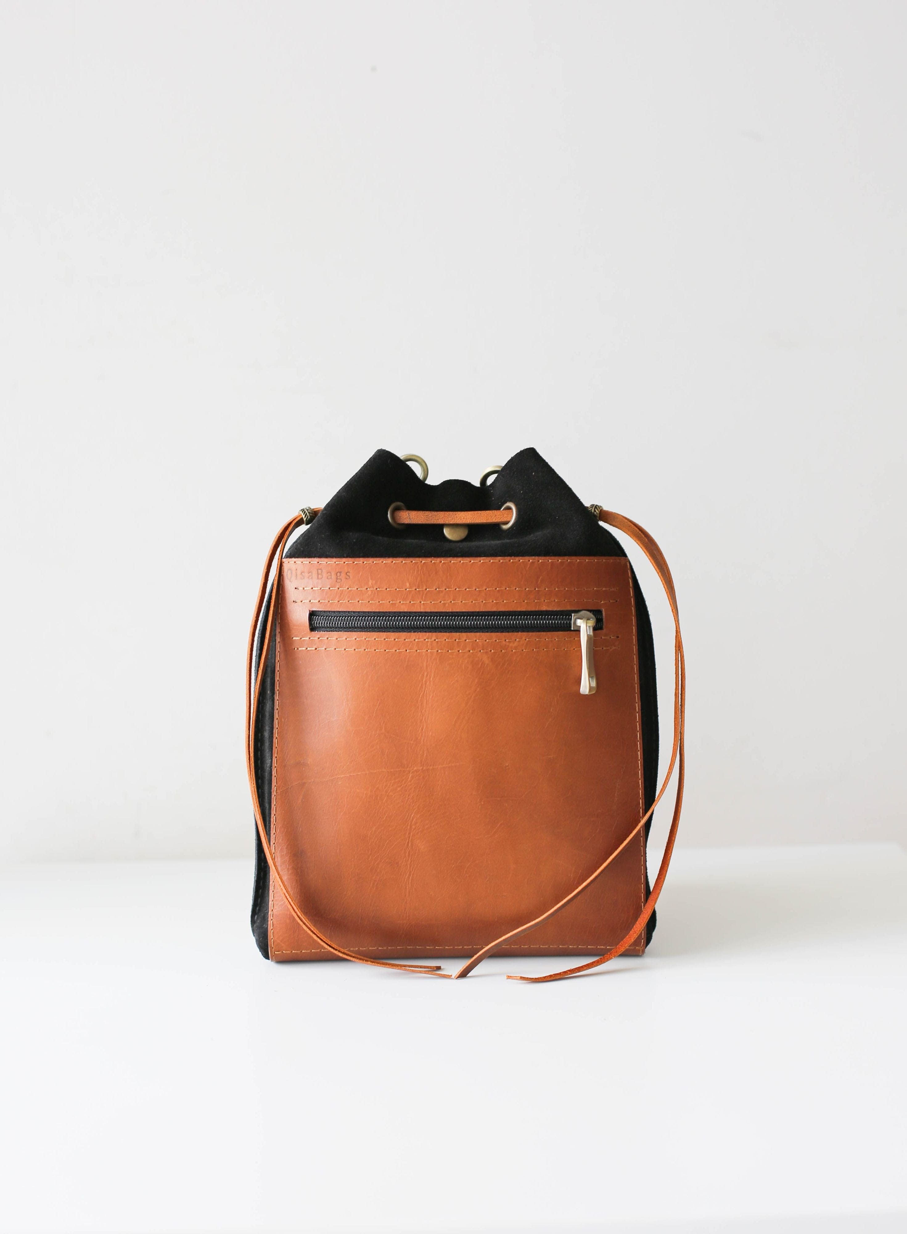 mens leather pouch bag