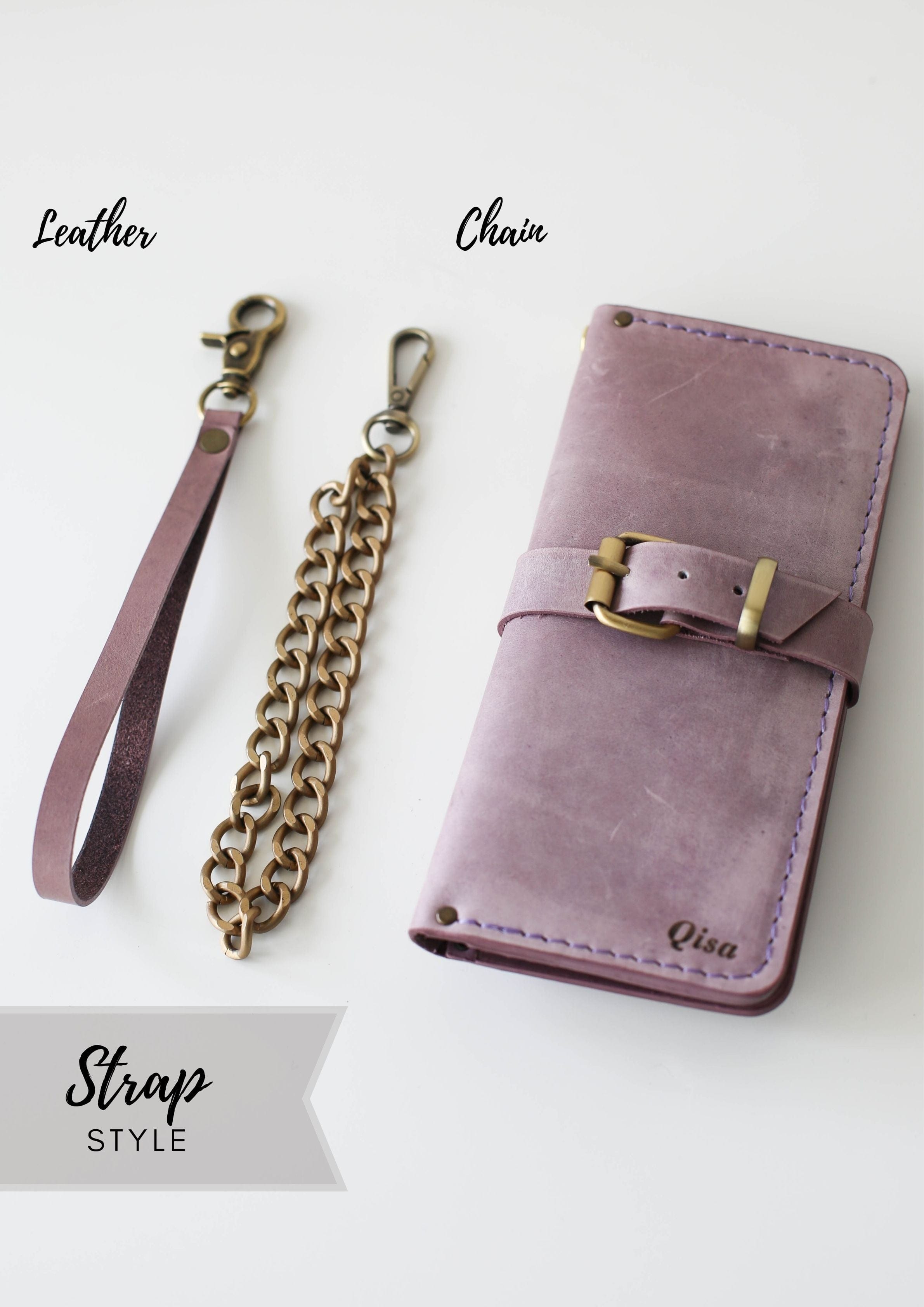 leather wallet women's