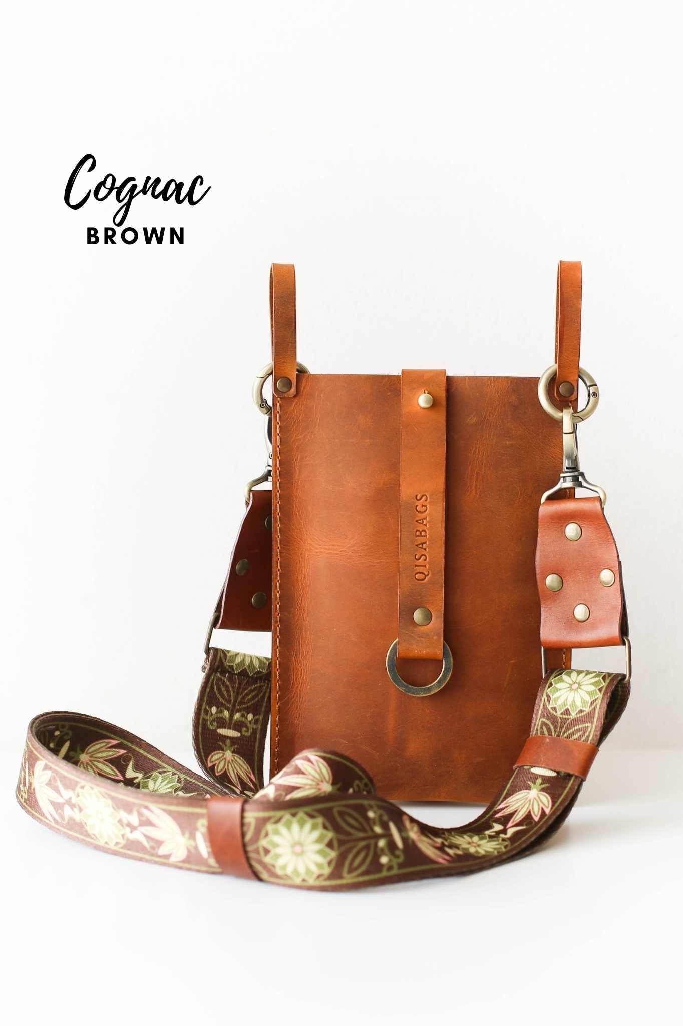 Crossbody Webbing Straps with Leather