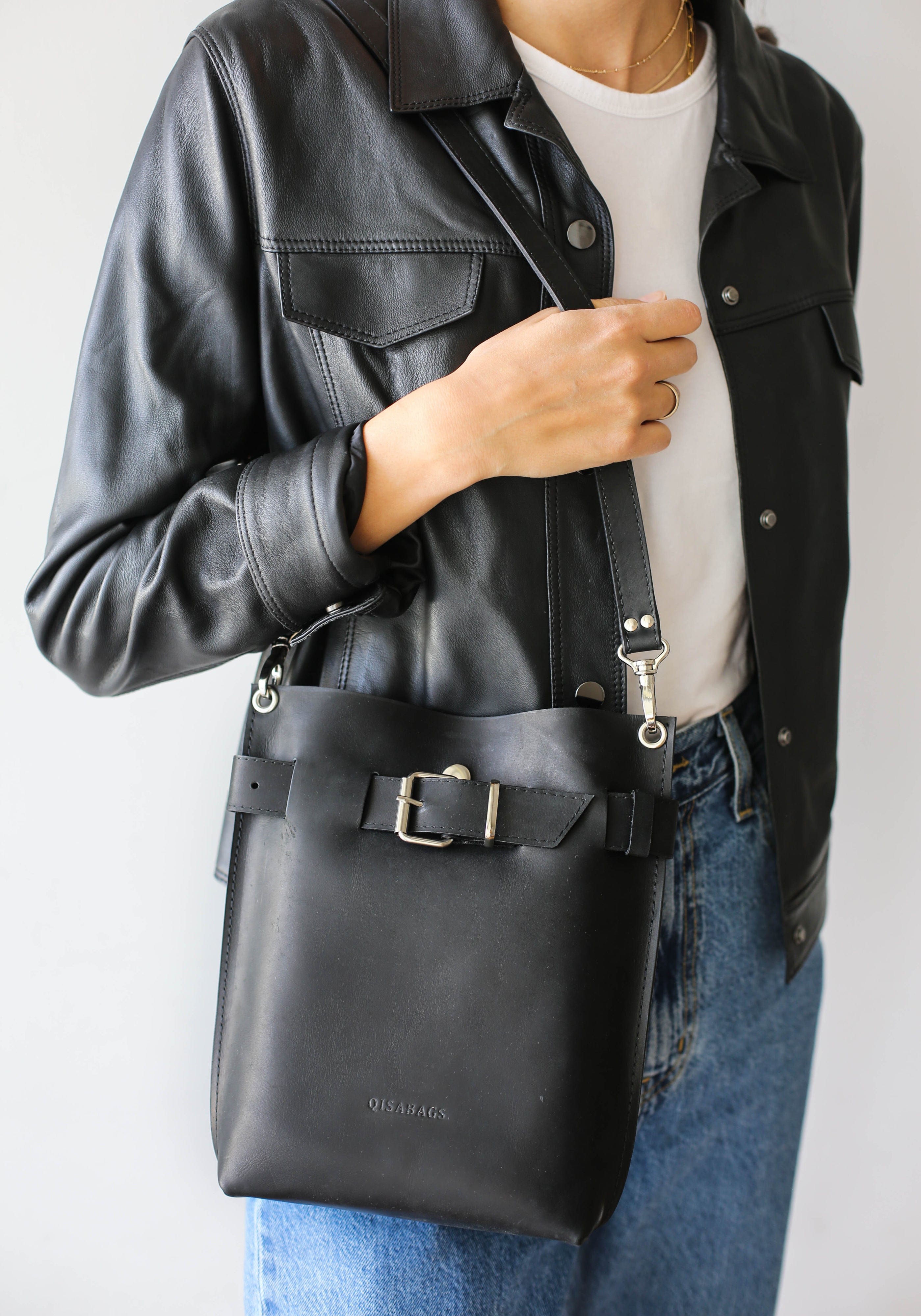 backpack for leather jacket