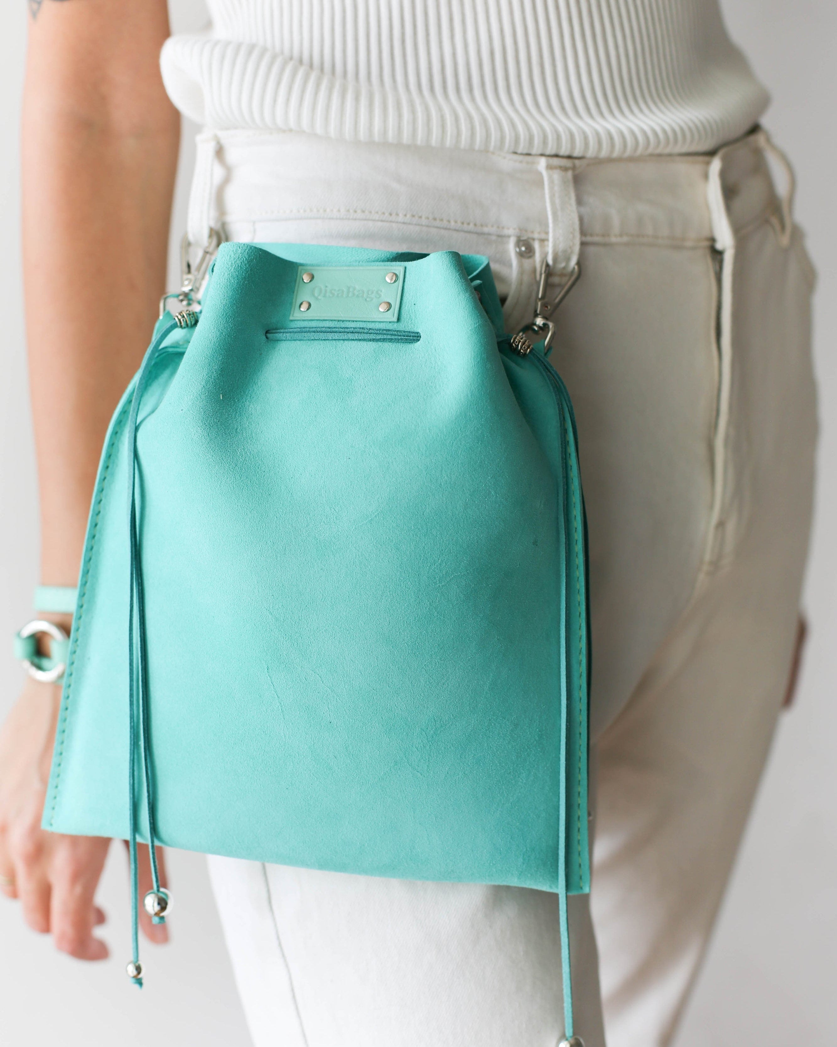 Leather Pouch Bag