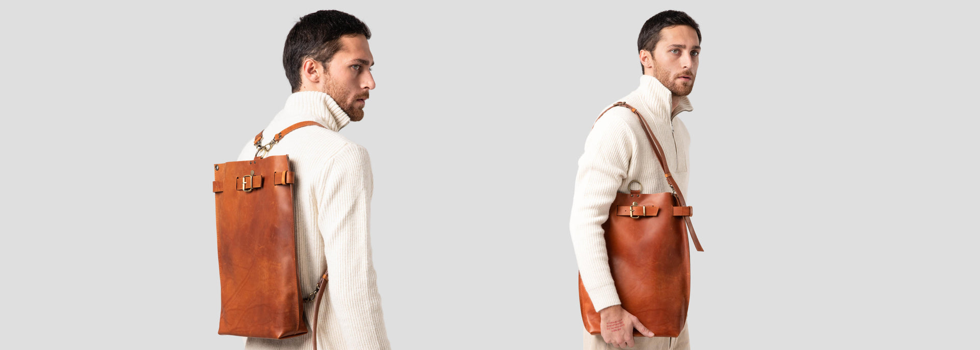  Men's leather Backpacks