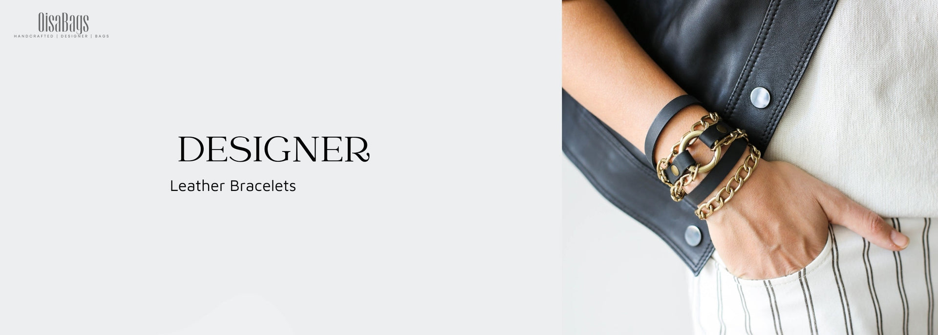 Ole LYNGGAARD Copenhagen Design Bracelet in Leather Size: L
