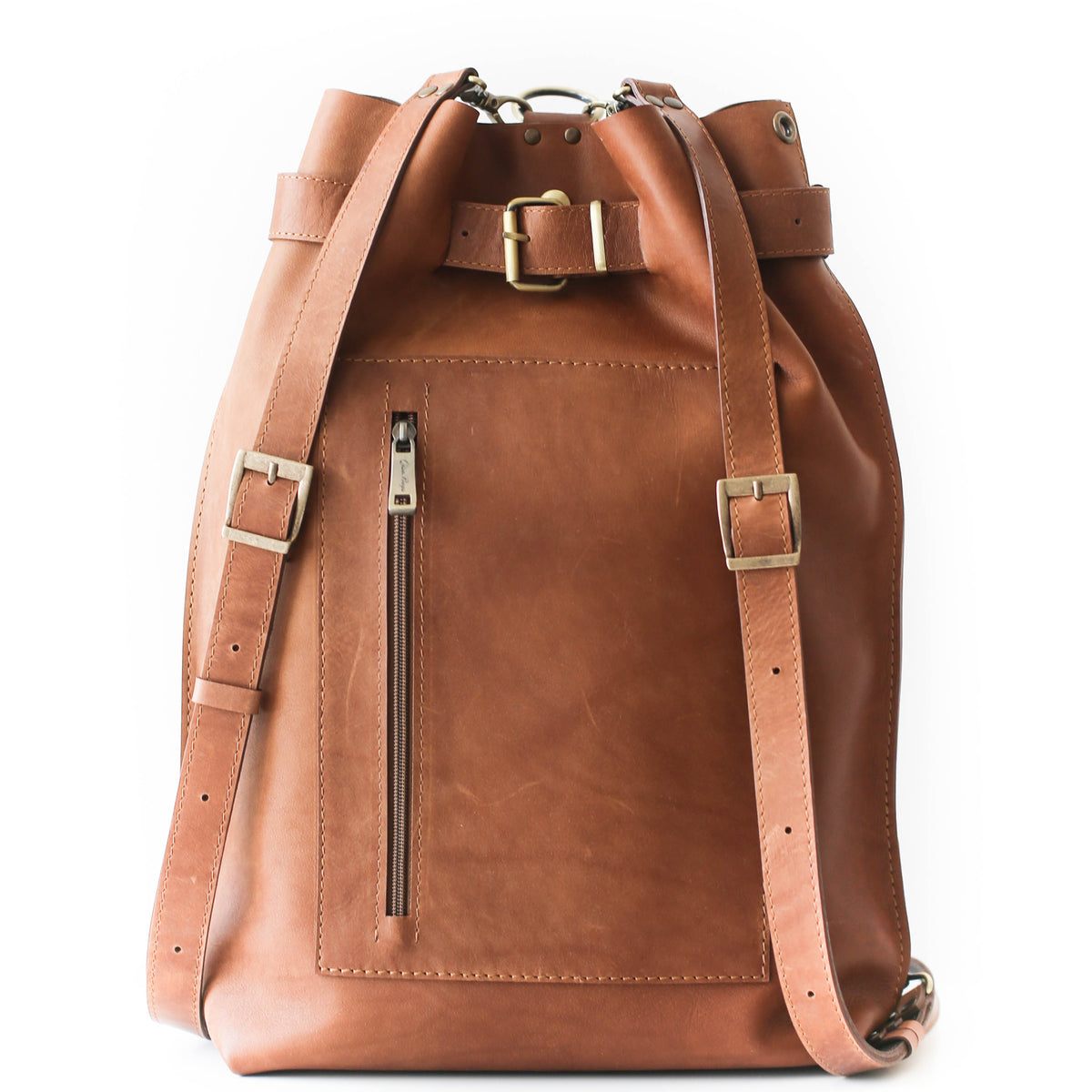 Brown Leather Bag | Laptop Leather Backpack