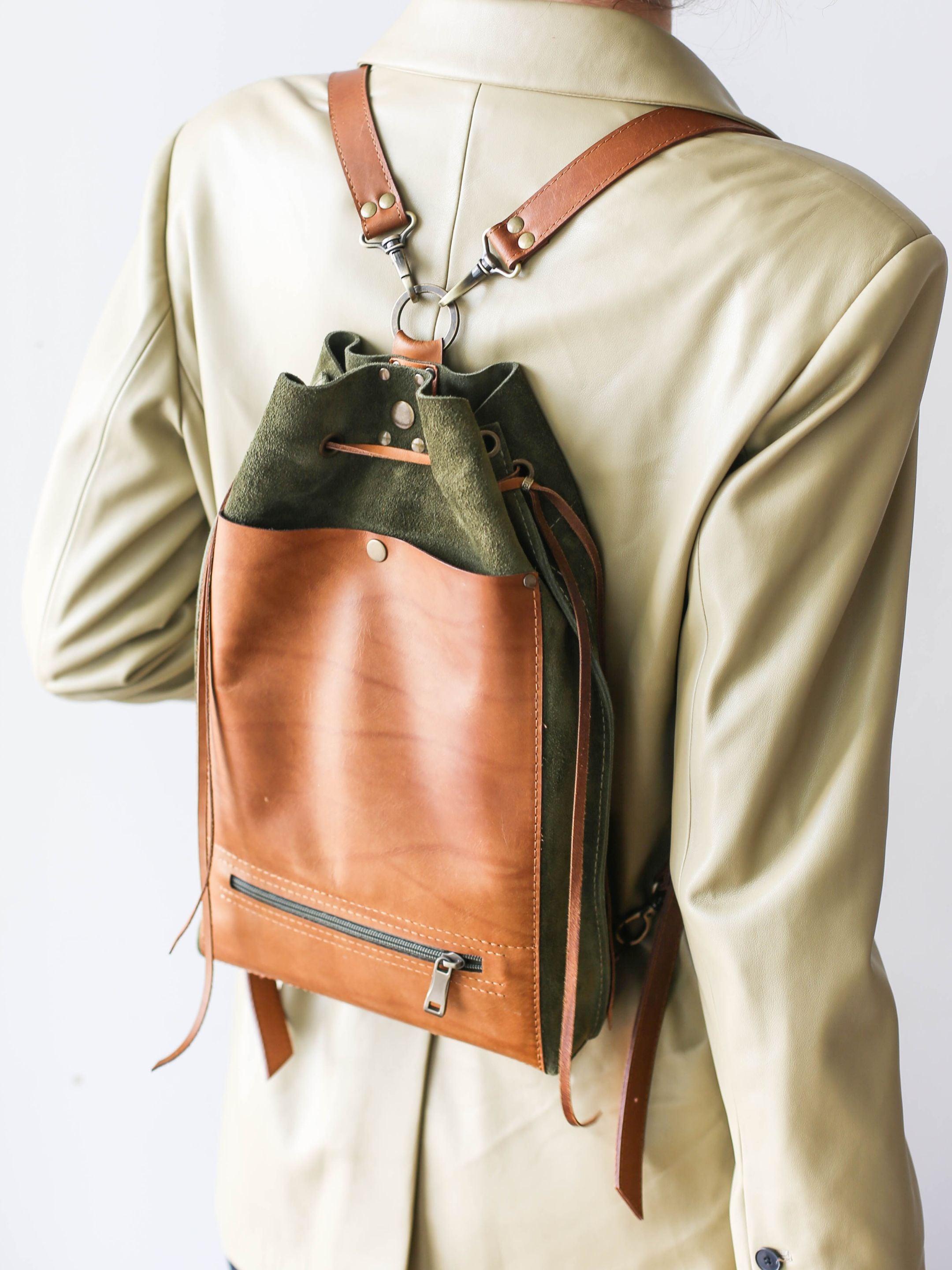 MAKU Backpack (Suede & Leather)
