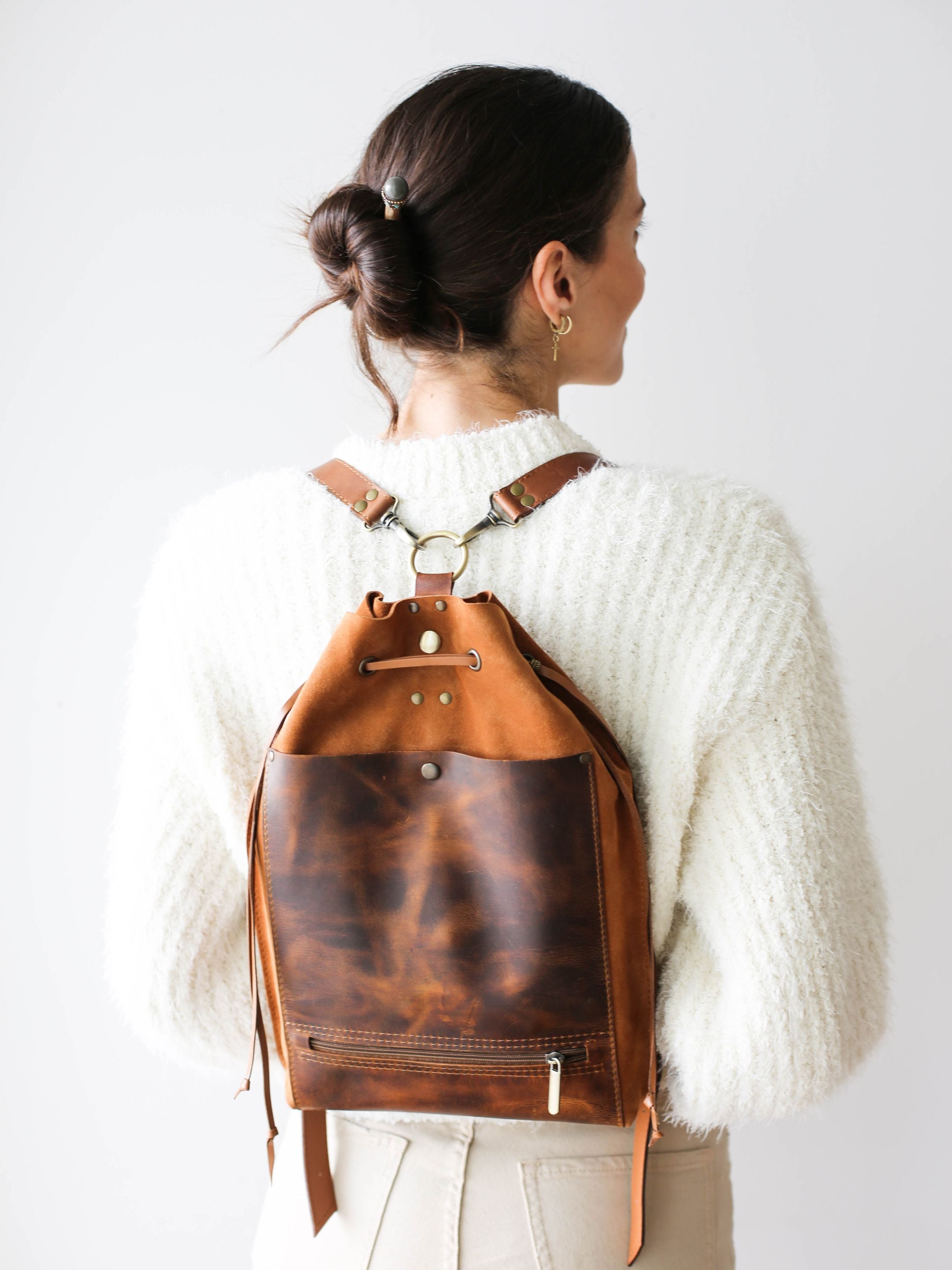 MAKU Backpack (Suede & Leather)
