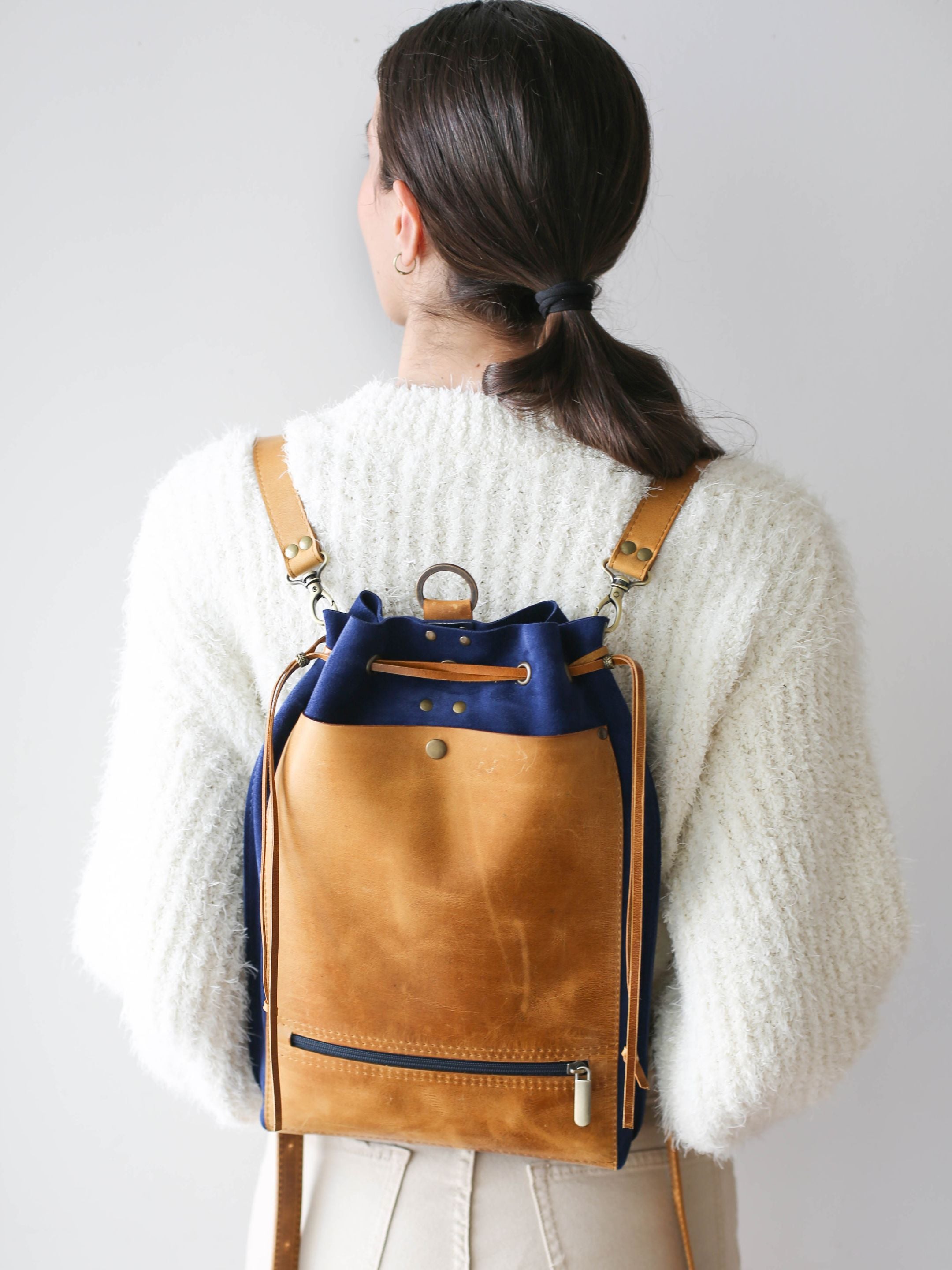 MAKU Backpack (Suede & Leather)