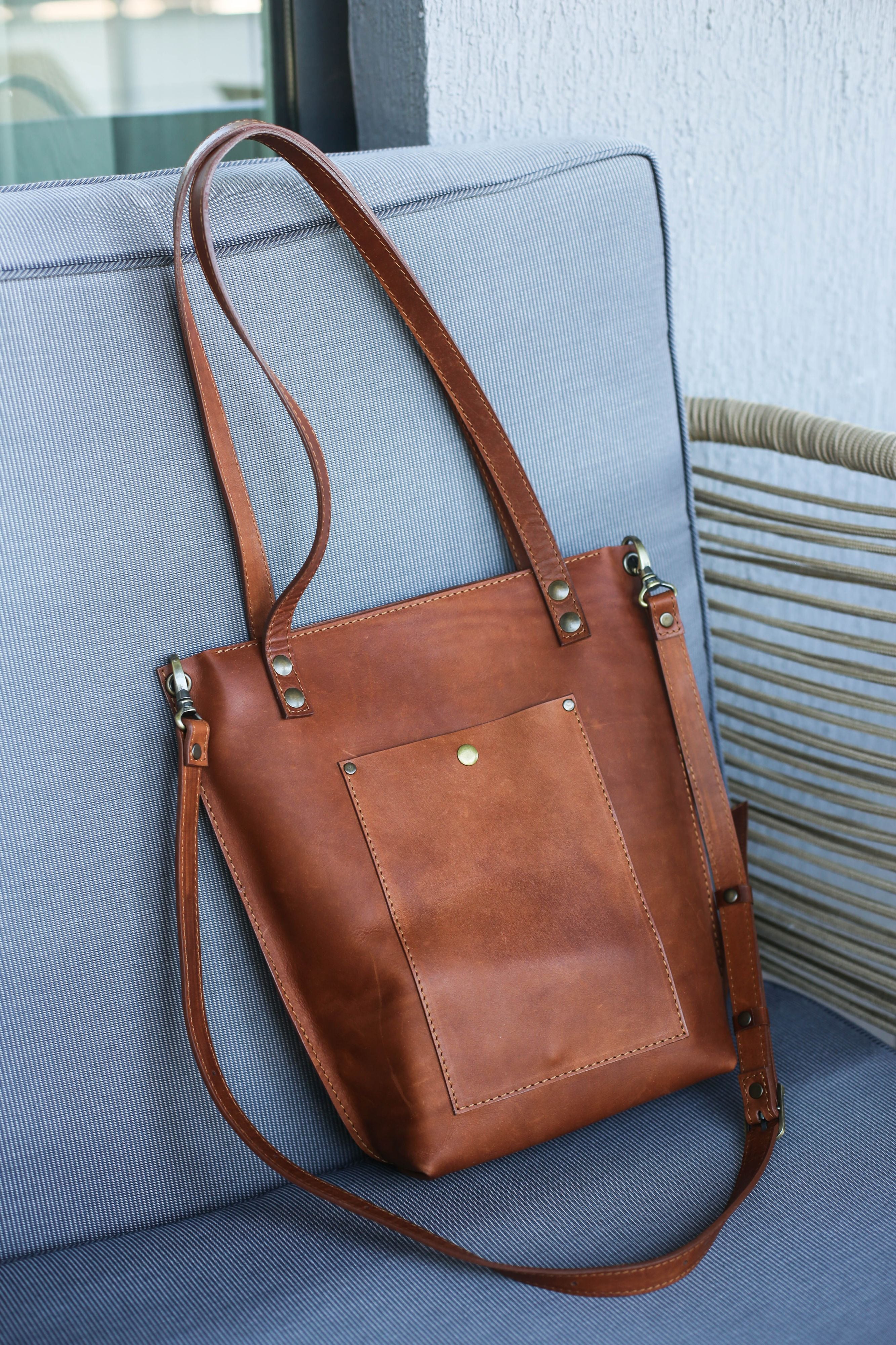 Handmade Leather Tote Bag