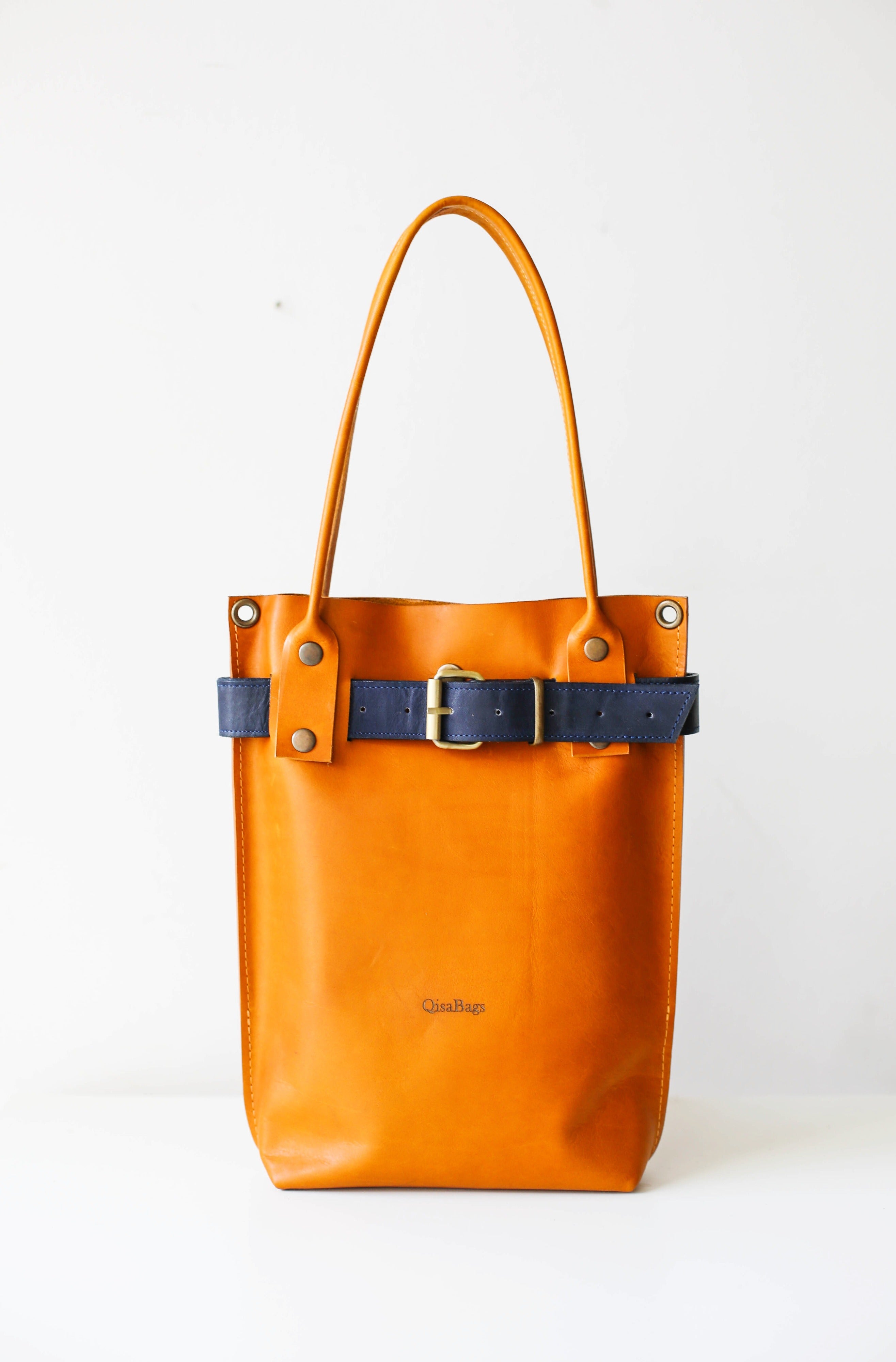 Yellow Designer Bag | Leather Handbags | Qisabags