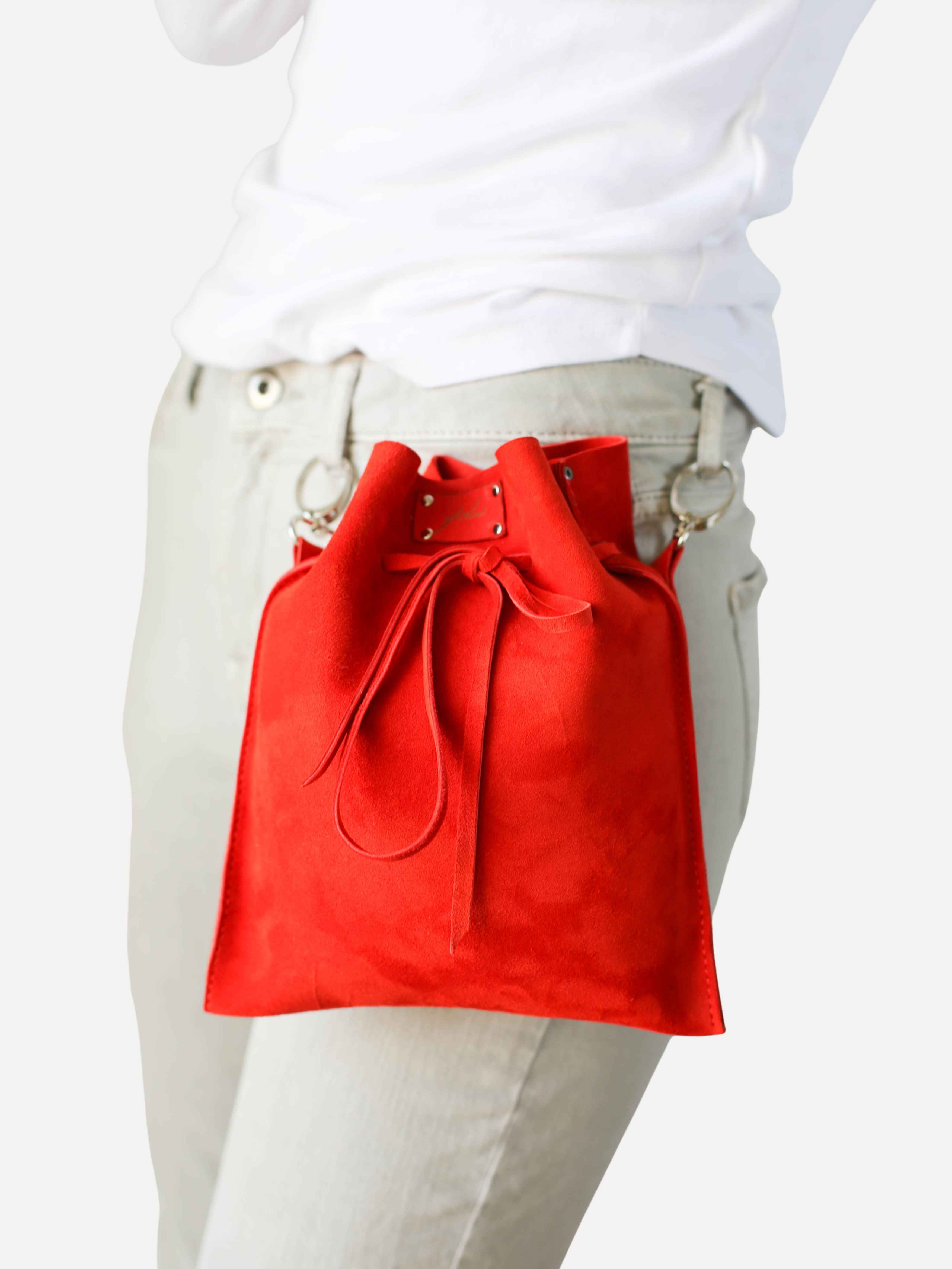 Soft Suede Pouch Bags