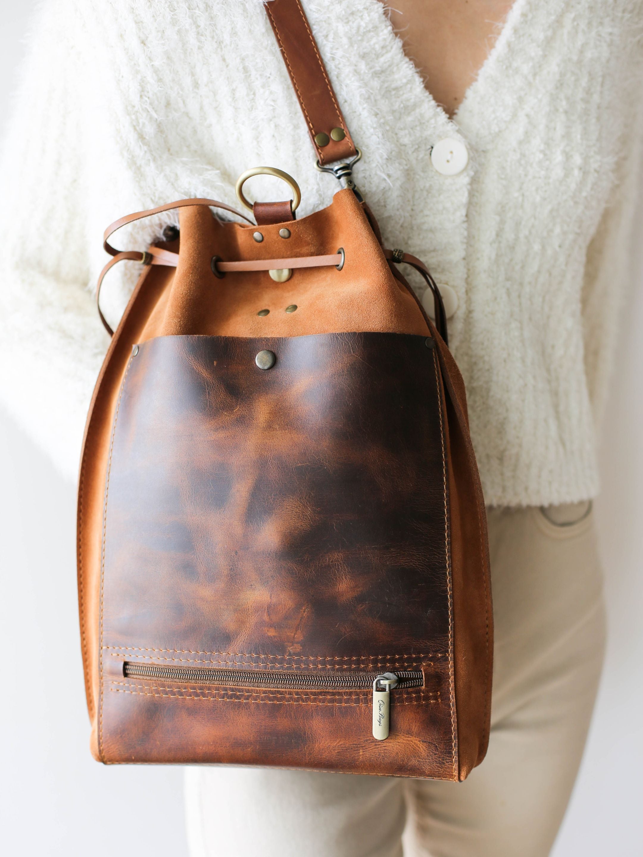 MAKU Backpack (Suede & Leather)