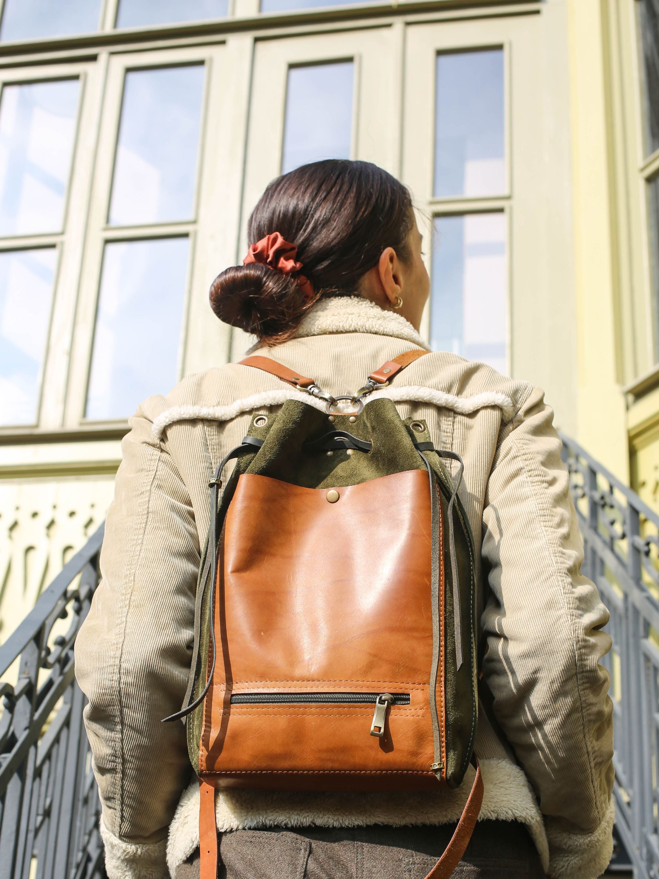 MAKU Backpack (Suede & Leather)