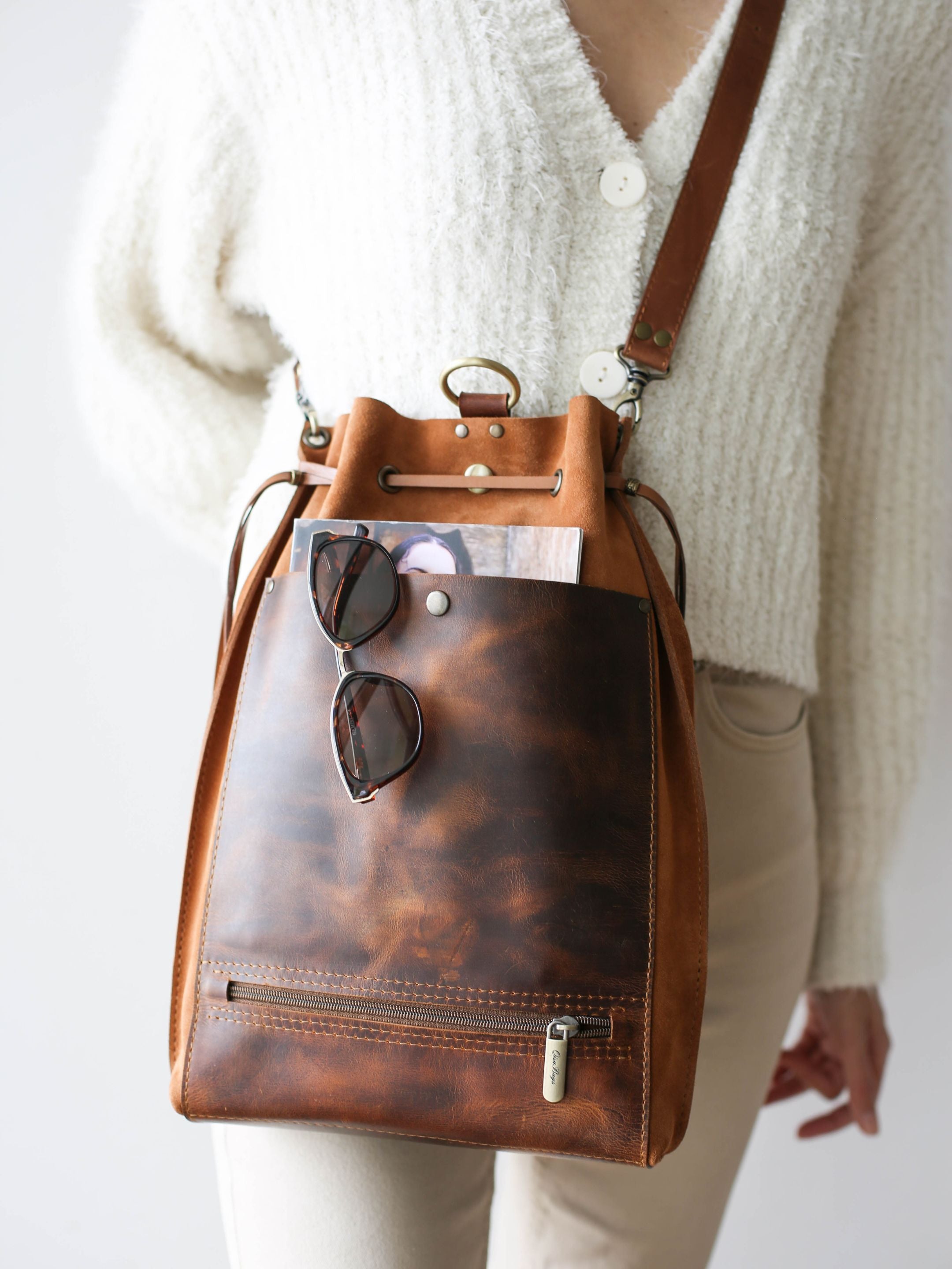 MAKU Backpack (Suede & Leather)