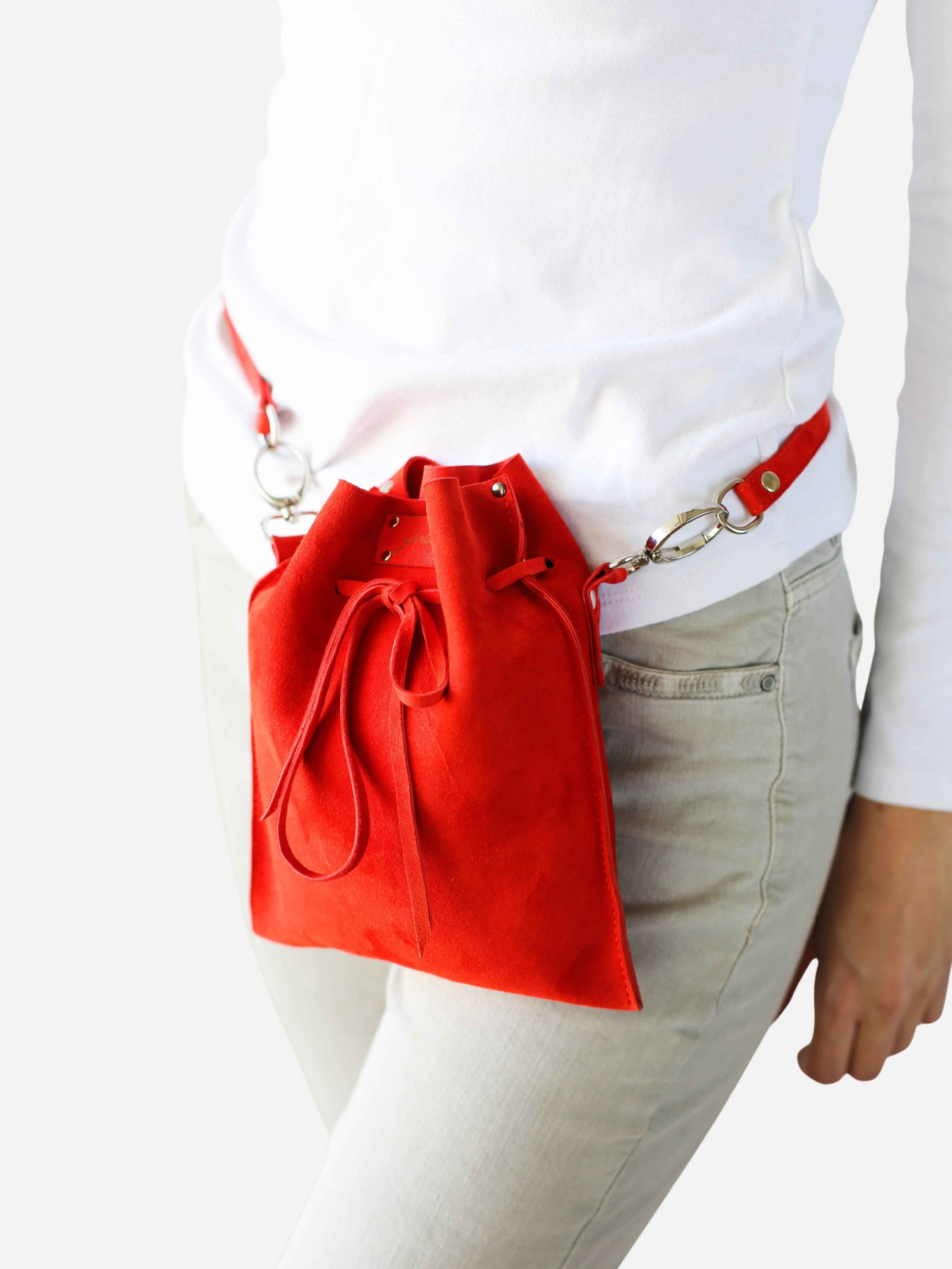 Soft Suede Pouch Bags