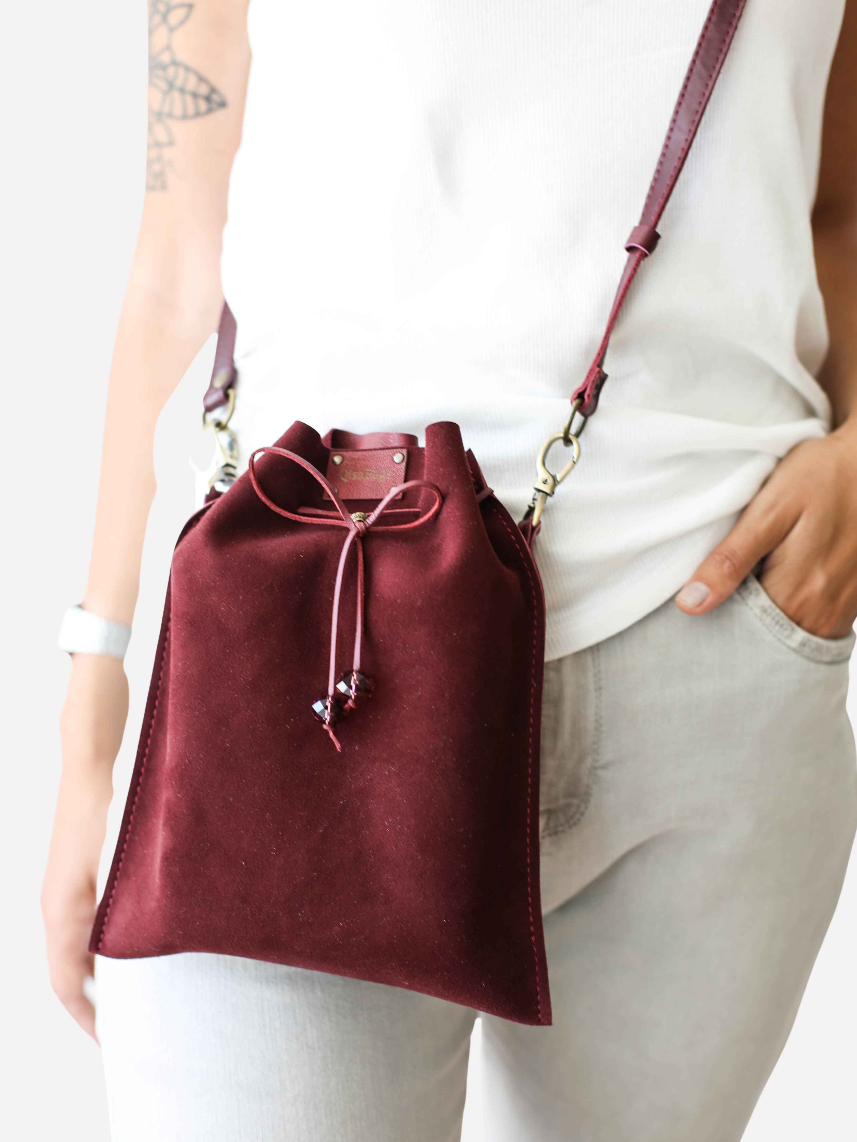 Soft Suede Pouch Bags