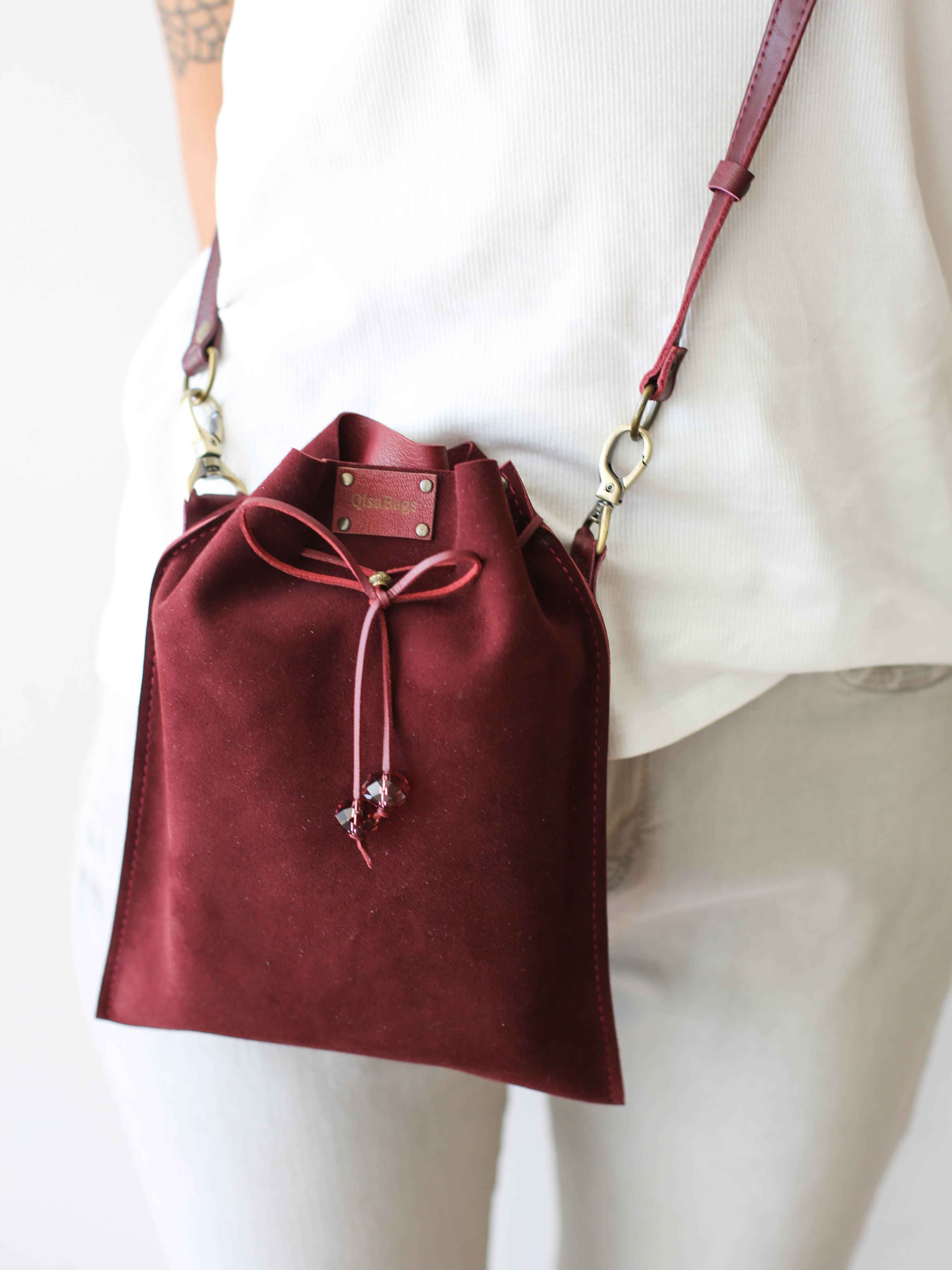 Soft Suede Pouch Bags