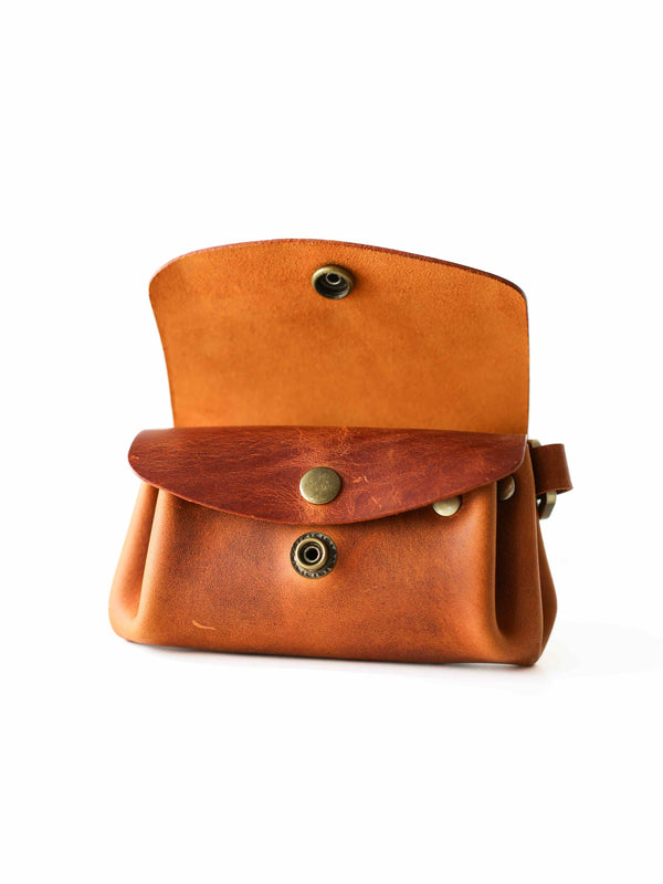 Brown Leather wallet for women #Color_Cognac Brown