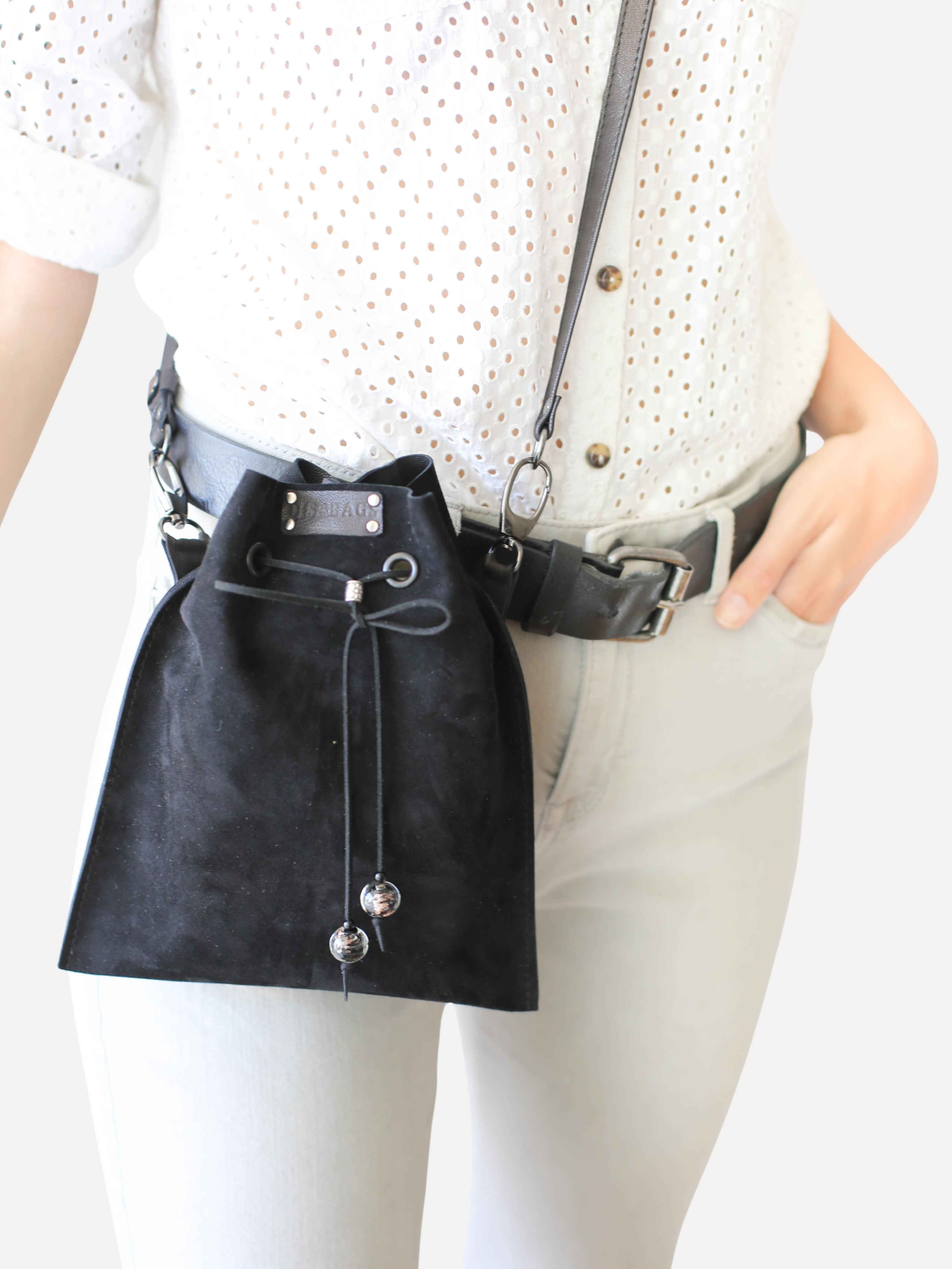 Soft Suede Pouch Bags