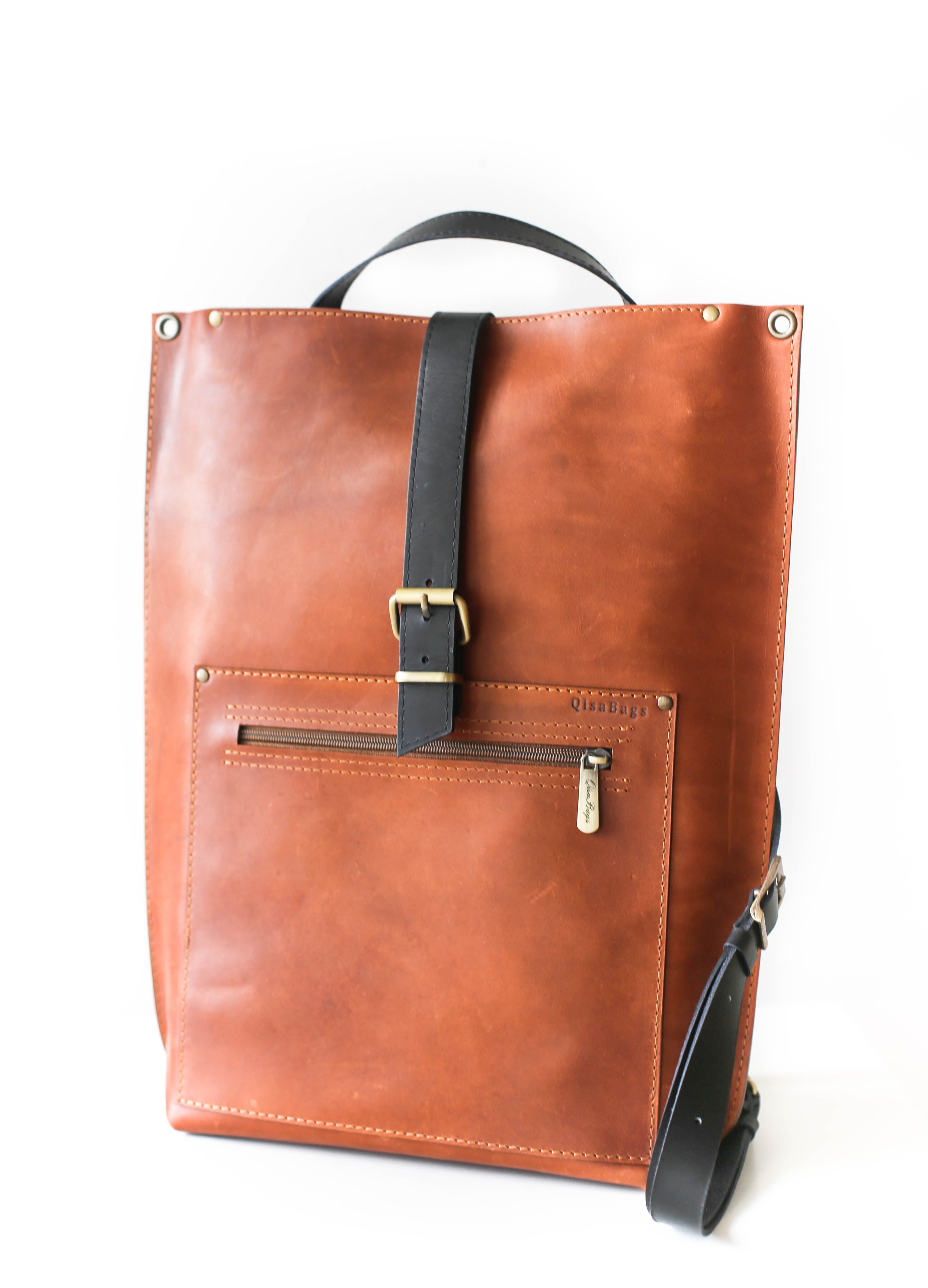 週末限定値下げ　ch!iiibag leather backpack チーバッグ chiiiibag ch!iiibag リュック（ch!iiibag leather backpack brown）