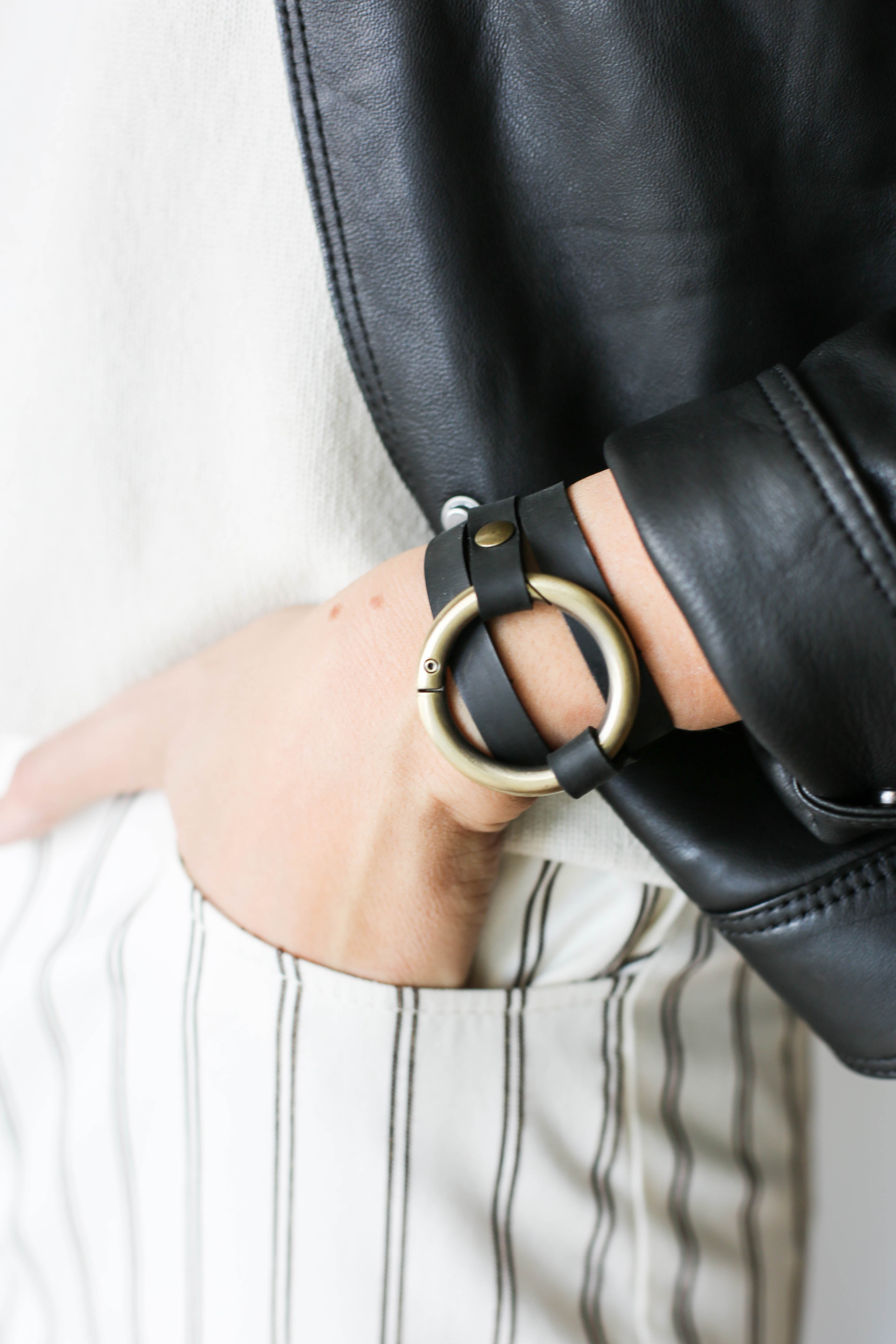 Ring Leather Bracelets
