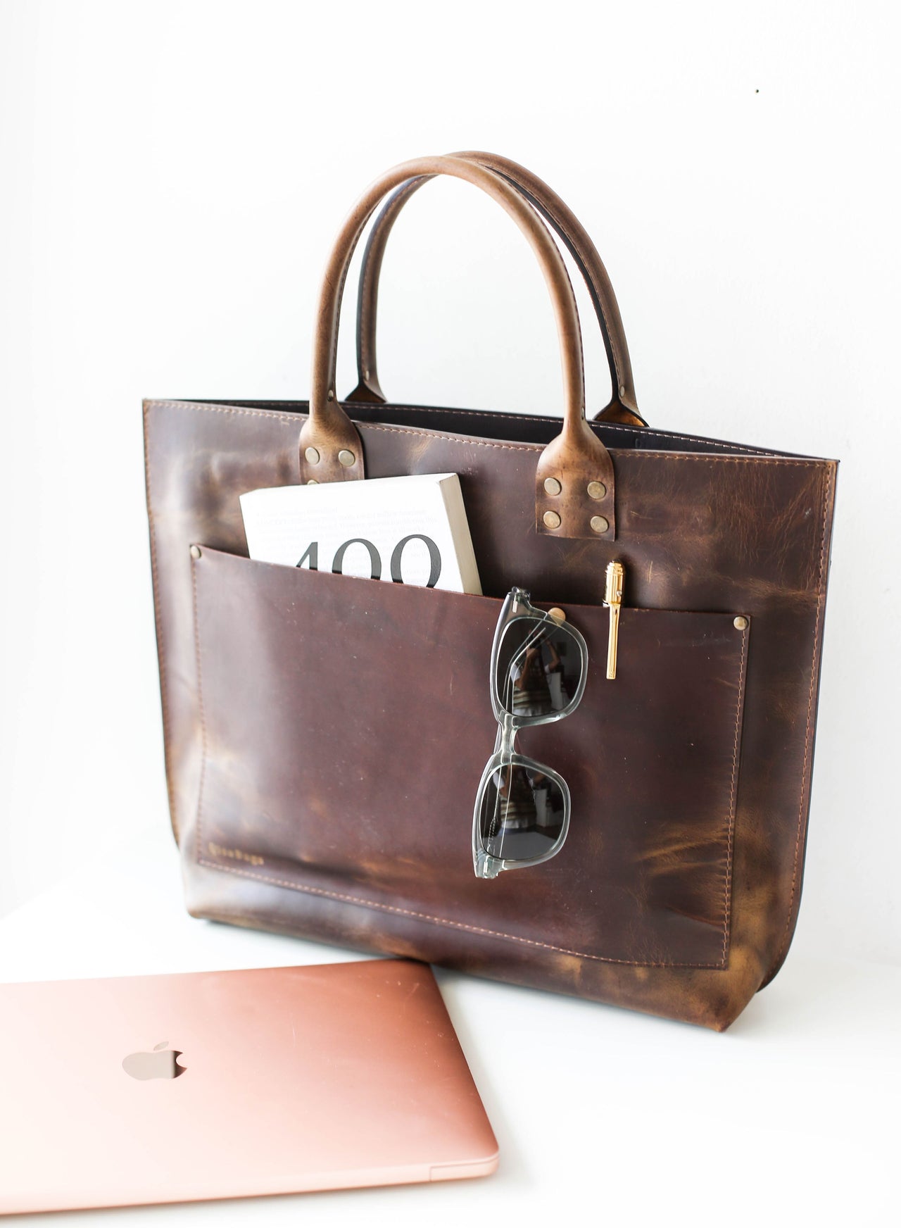 leather briefcase for women