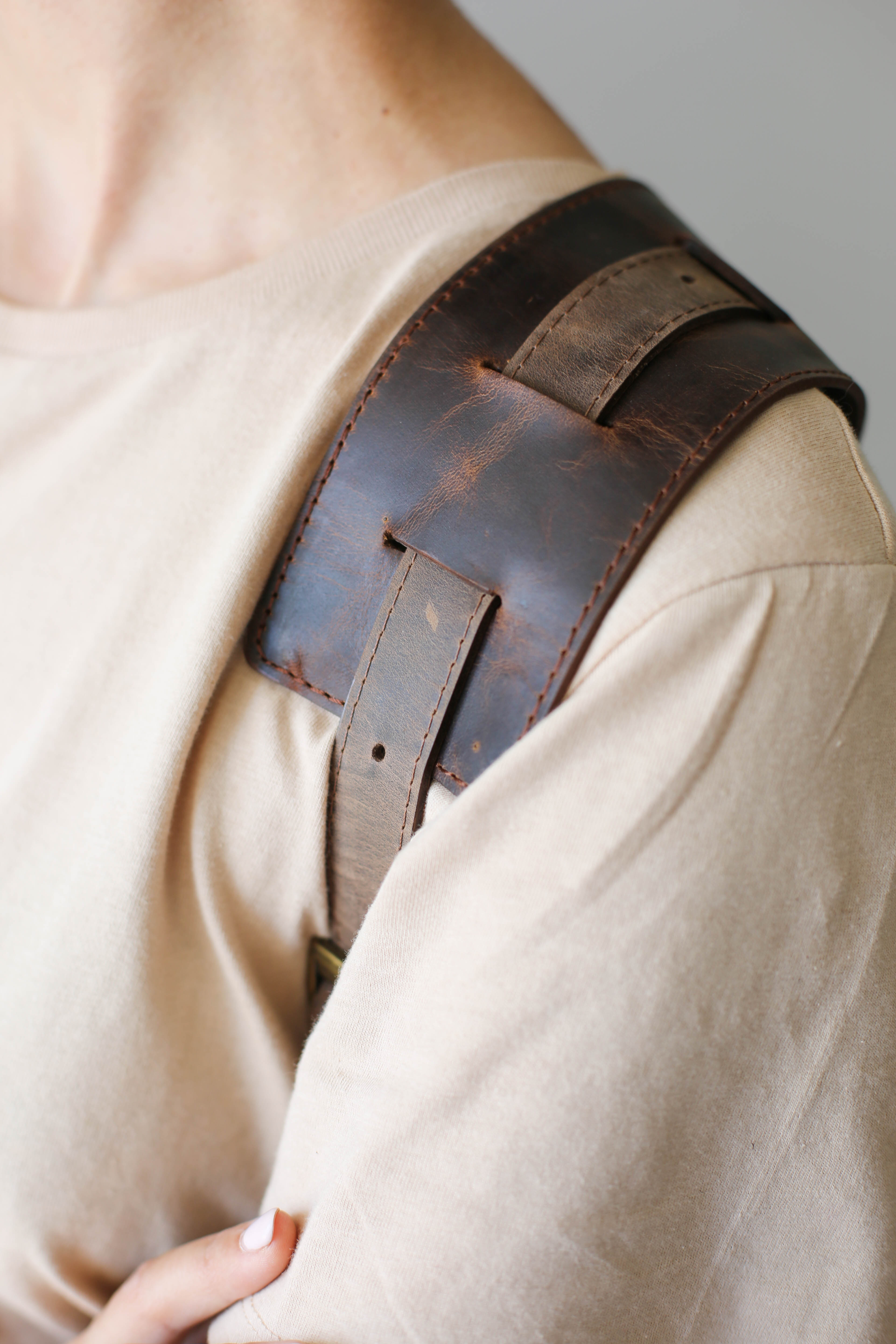 Leather Shoulder Pads