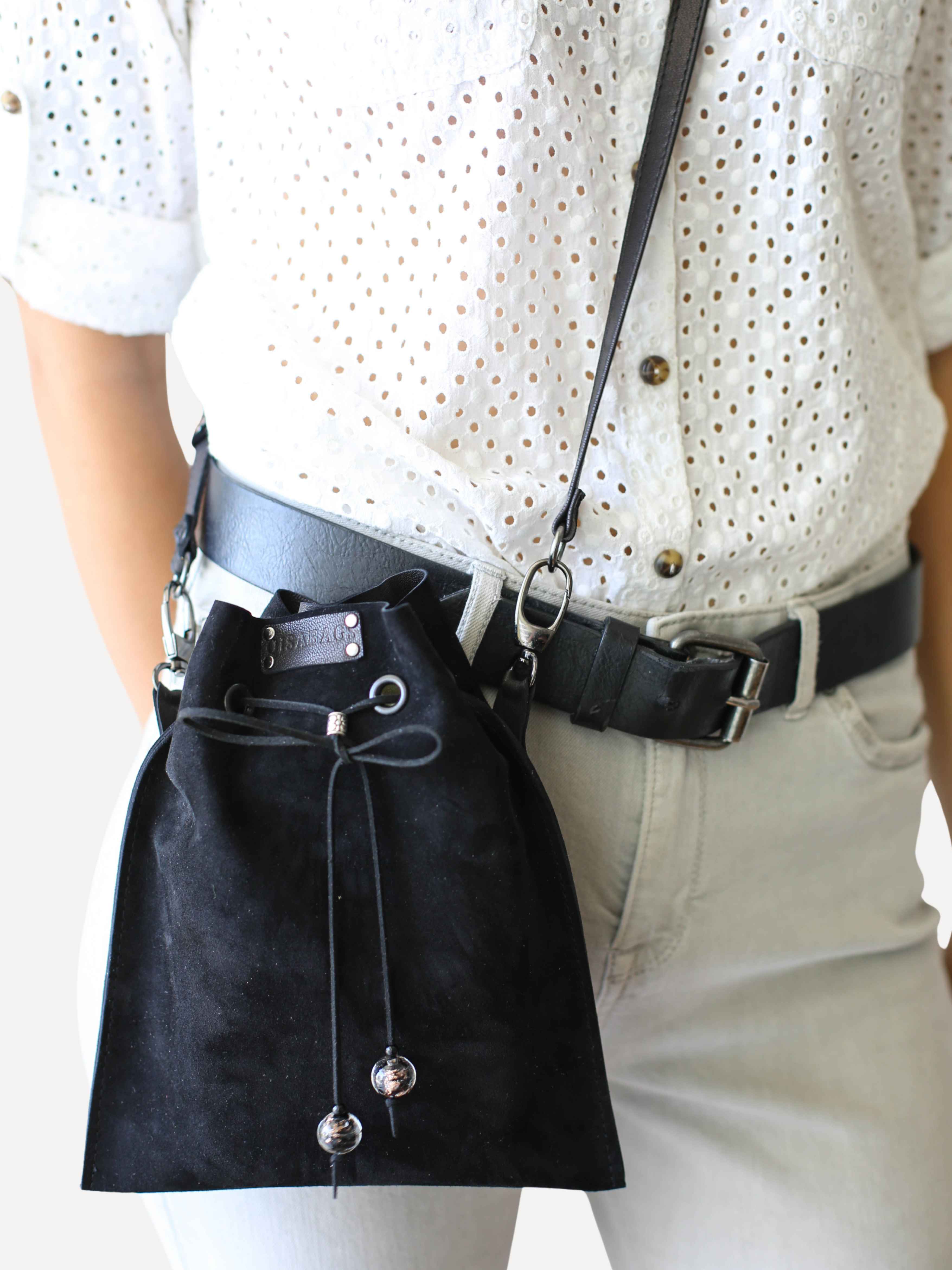 Soft Suede Pouch Bags