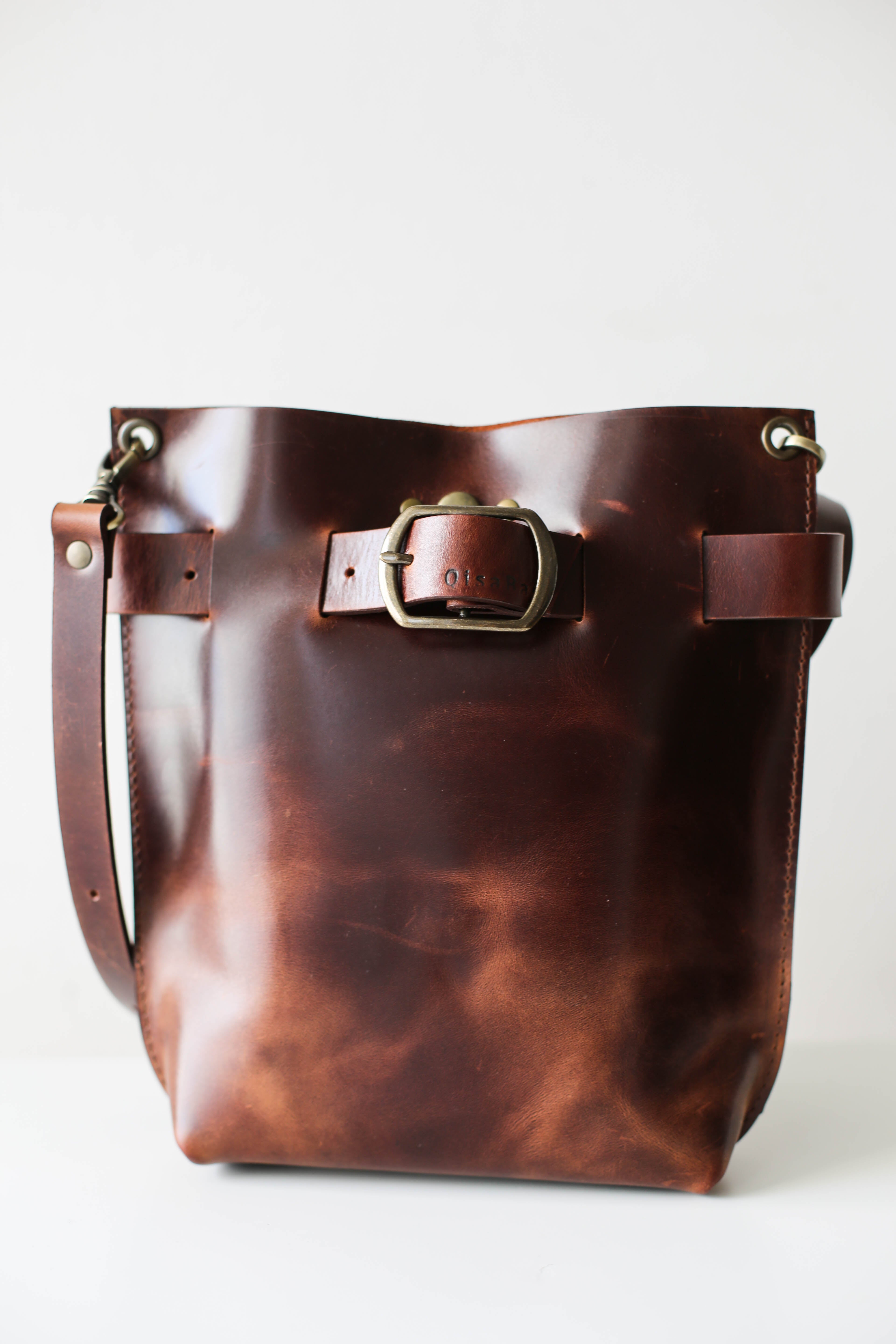 Valentina Dark Brown Leather Bag