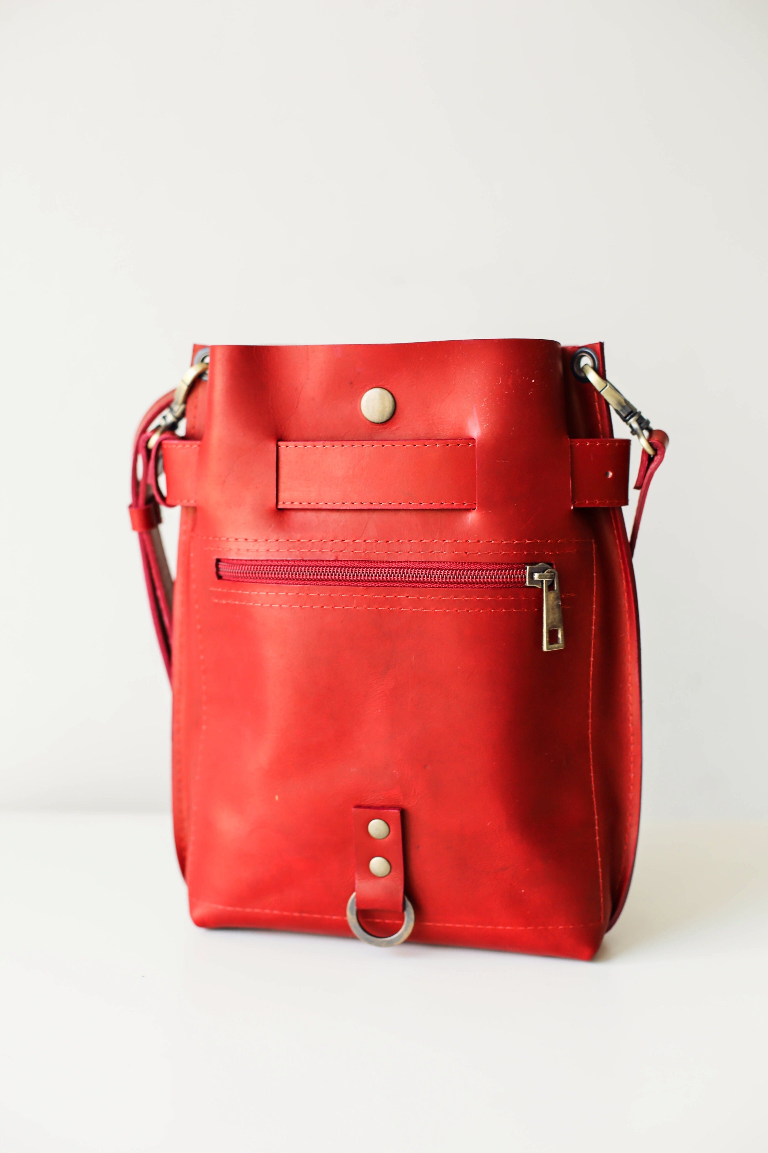 Red Leather Bag