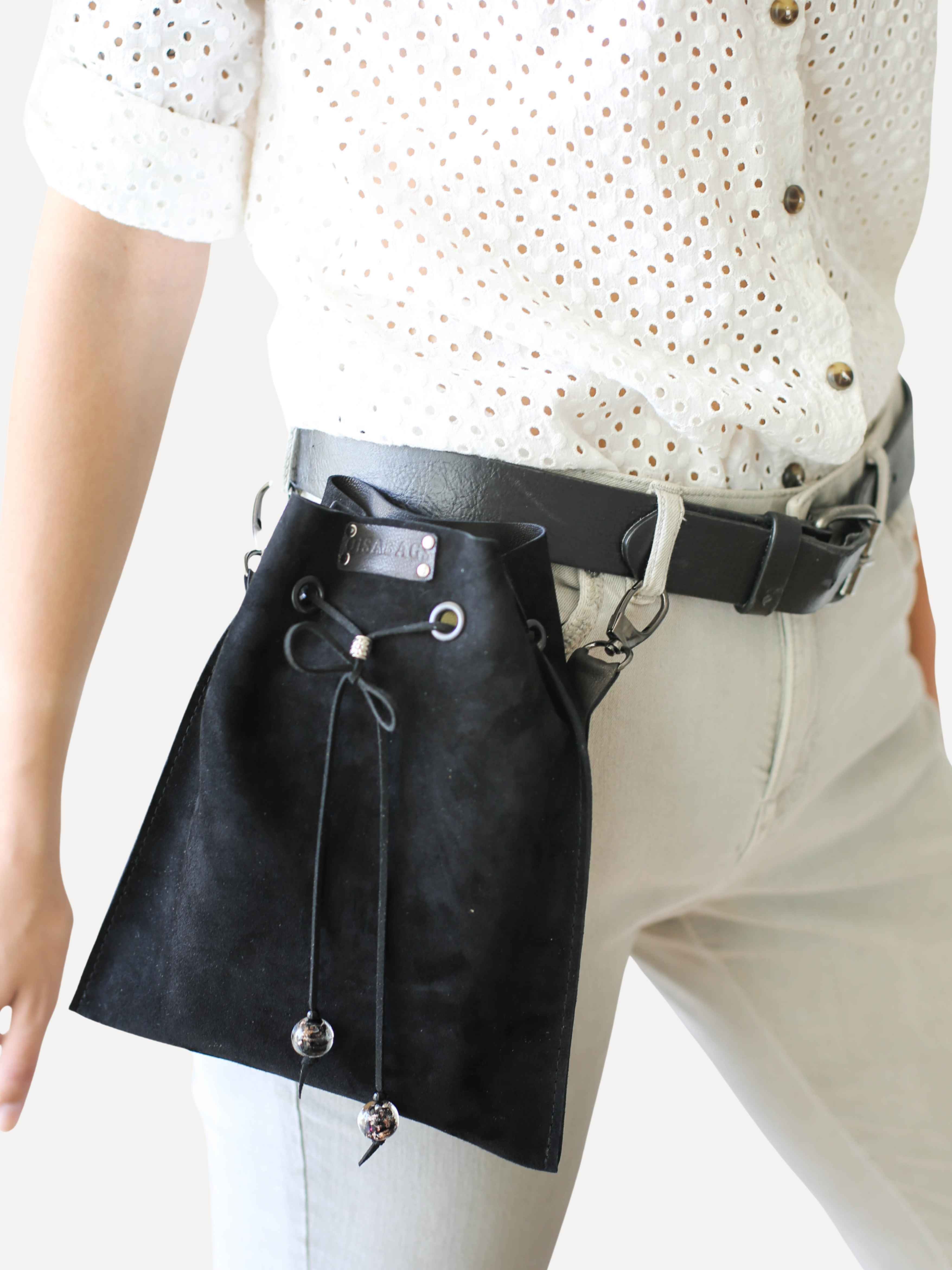 Soft Suede Pouch Bags