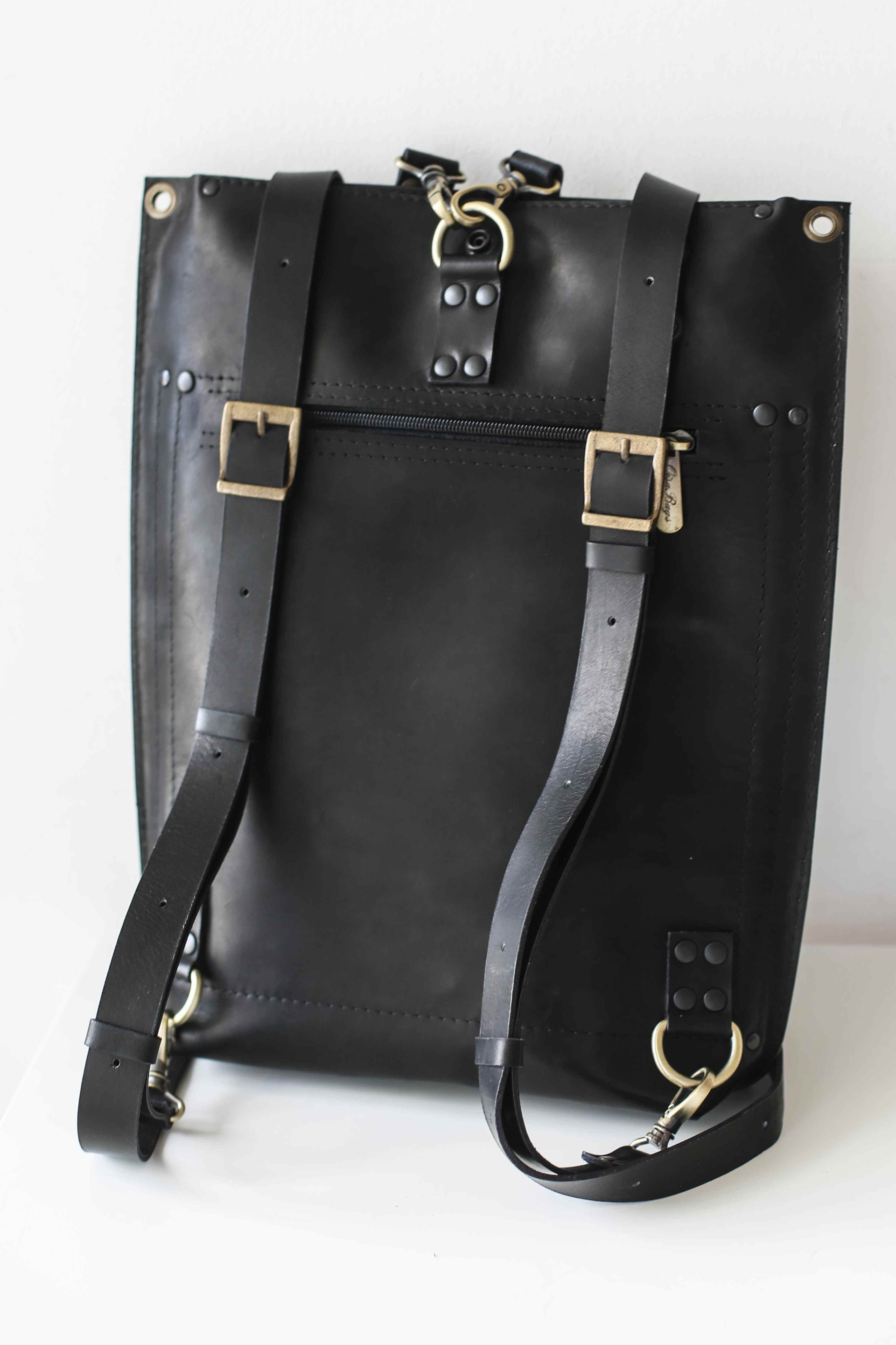 Black Leather Purse for work