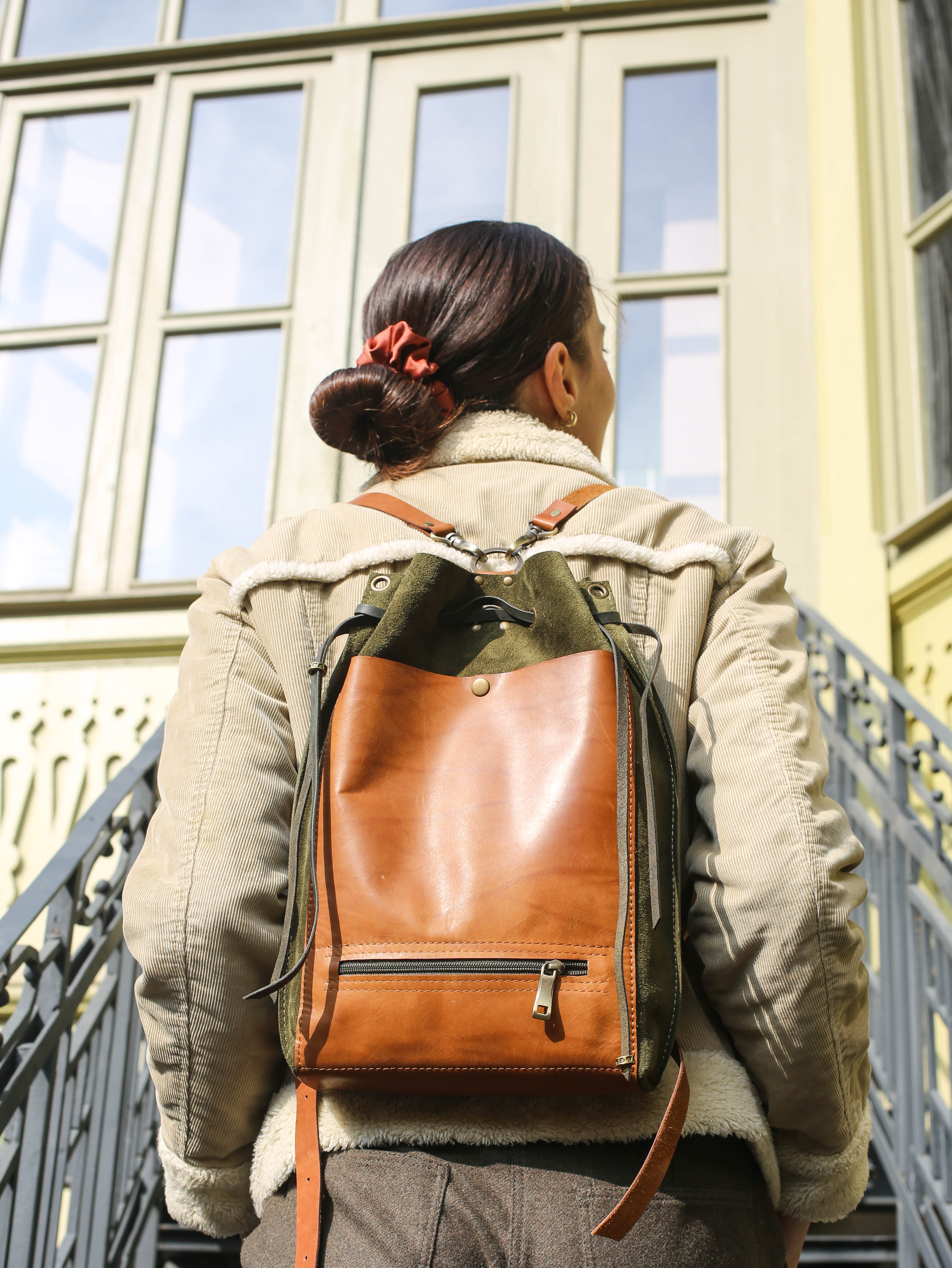 MAKU Backpack (Suede & Leather)