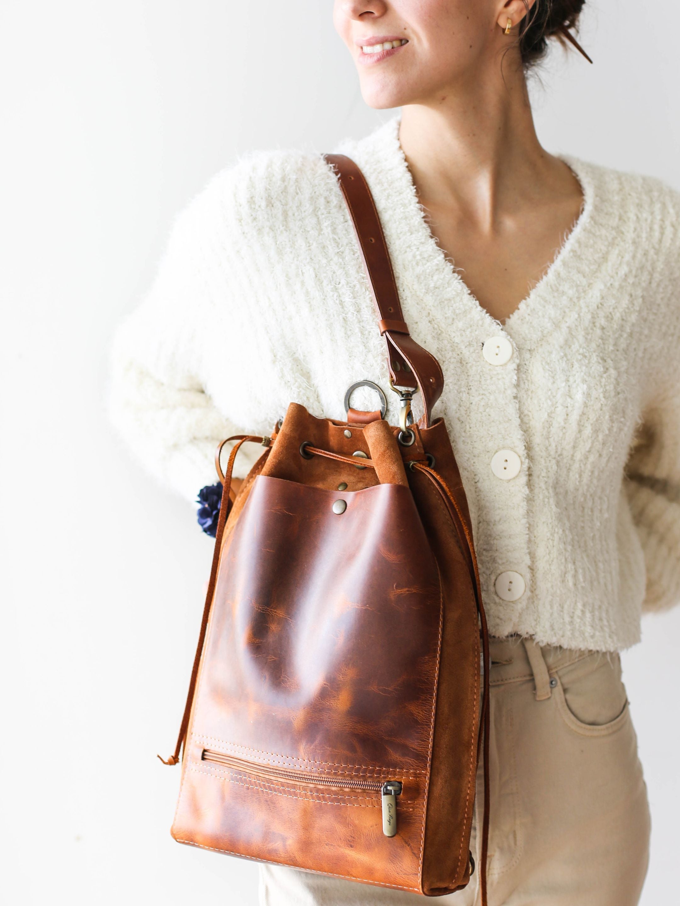 MAKU Backpack (Suede & Leather)